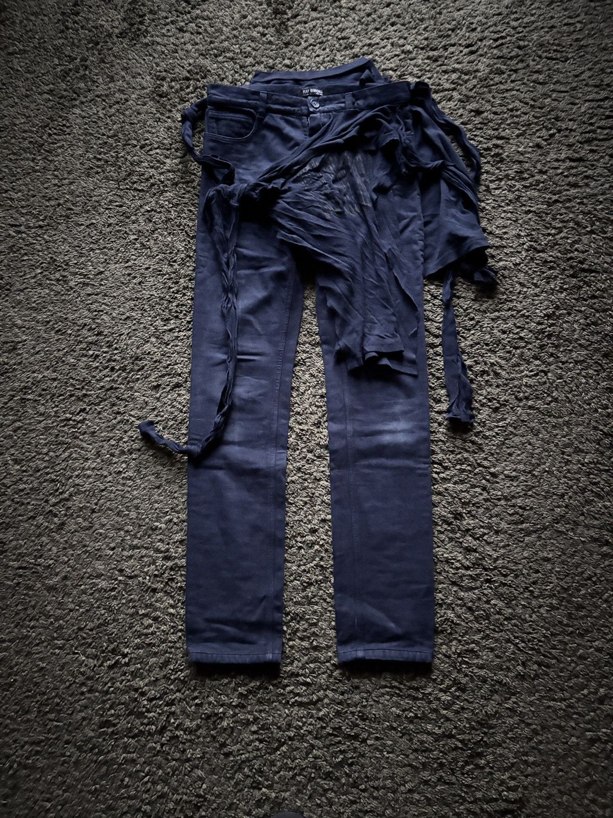Raf Simons AW04 Raf Simons “Waves” Zombie Pants Size US 28 / EU 44 - 2 Thumbnail