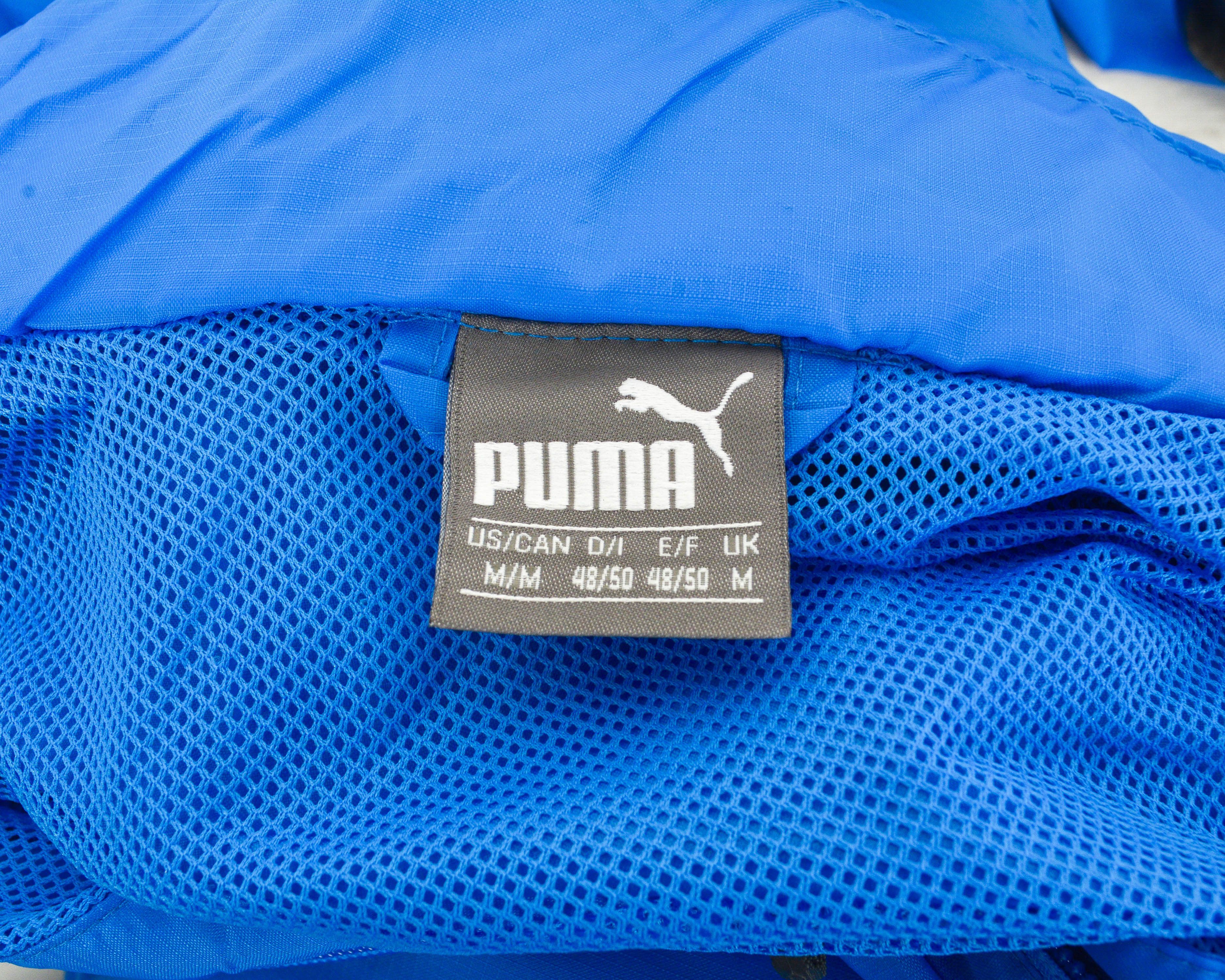 Puma Malmo FF Mens M Soccer Training Jacket Practice Hooded Blue Size US M / EU 48-50 / 2 - 5 Thumbnail
