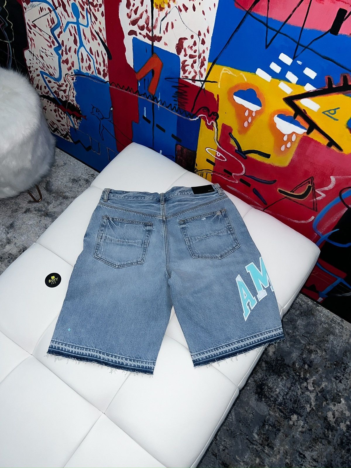 Amiri Amiri patch logo shorts Size US 33 - 2 Thumbnail