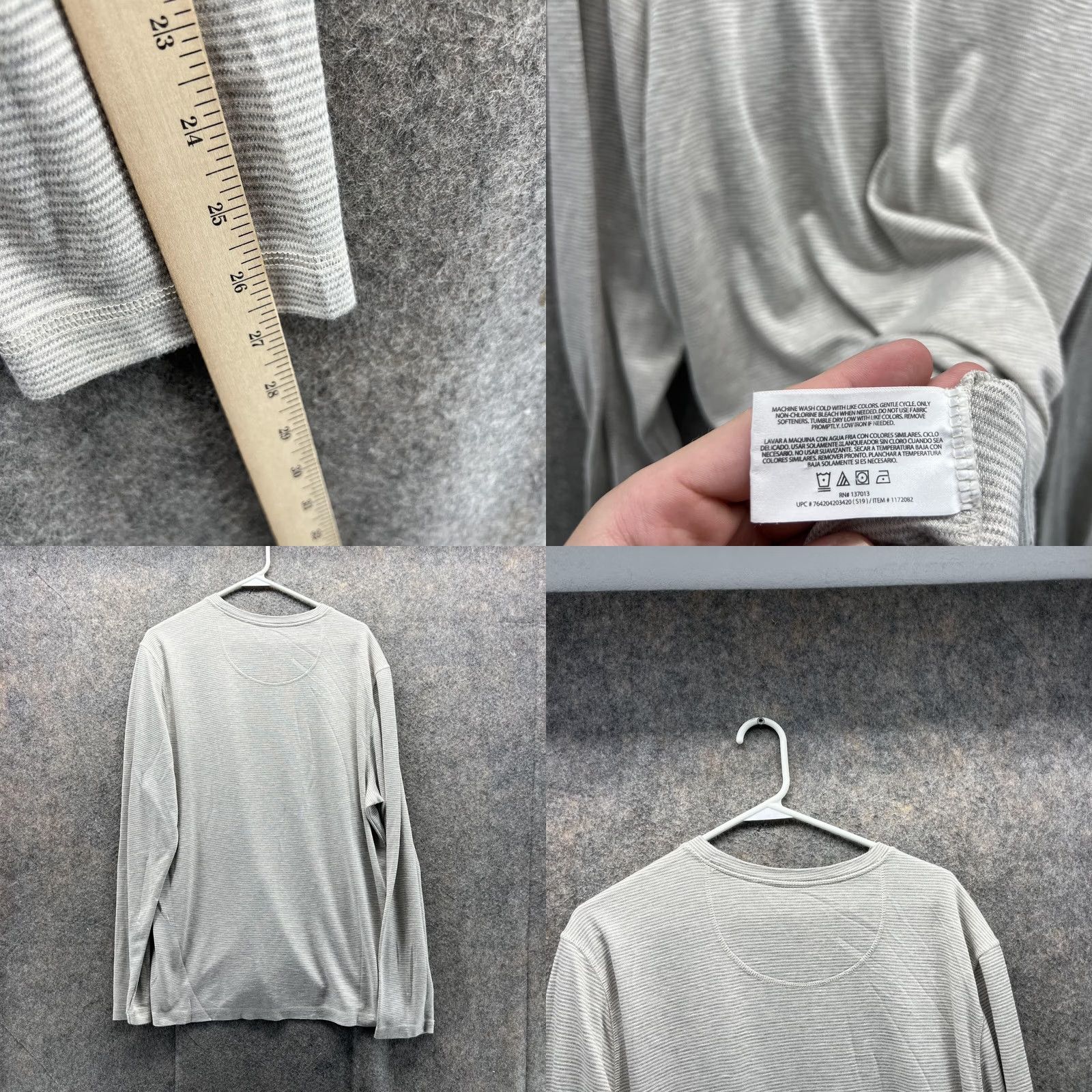 Orvis Orvis Sweater Men XL Ribbed Khaki Classic Sweatshirt Crewneck Pullover - Beige Fleece Cotton Cardigan? Size US XL / EU 56 / 4 - 8 Thumbnail