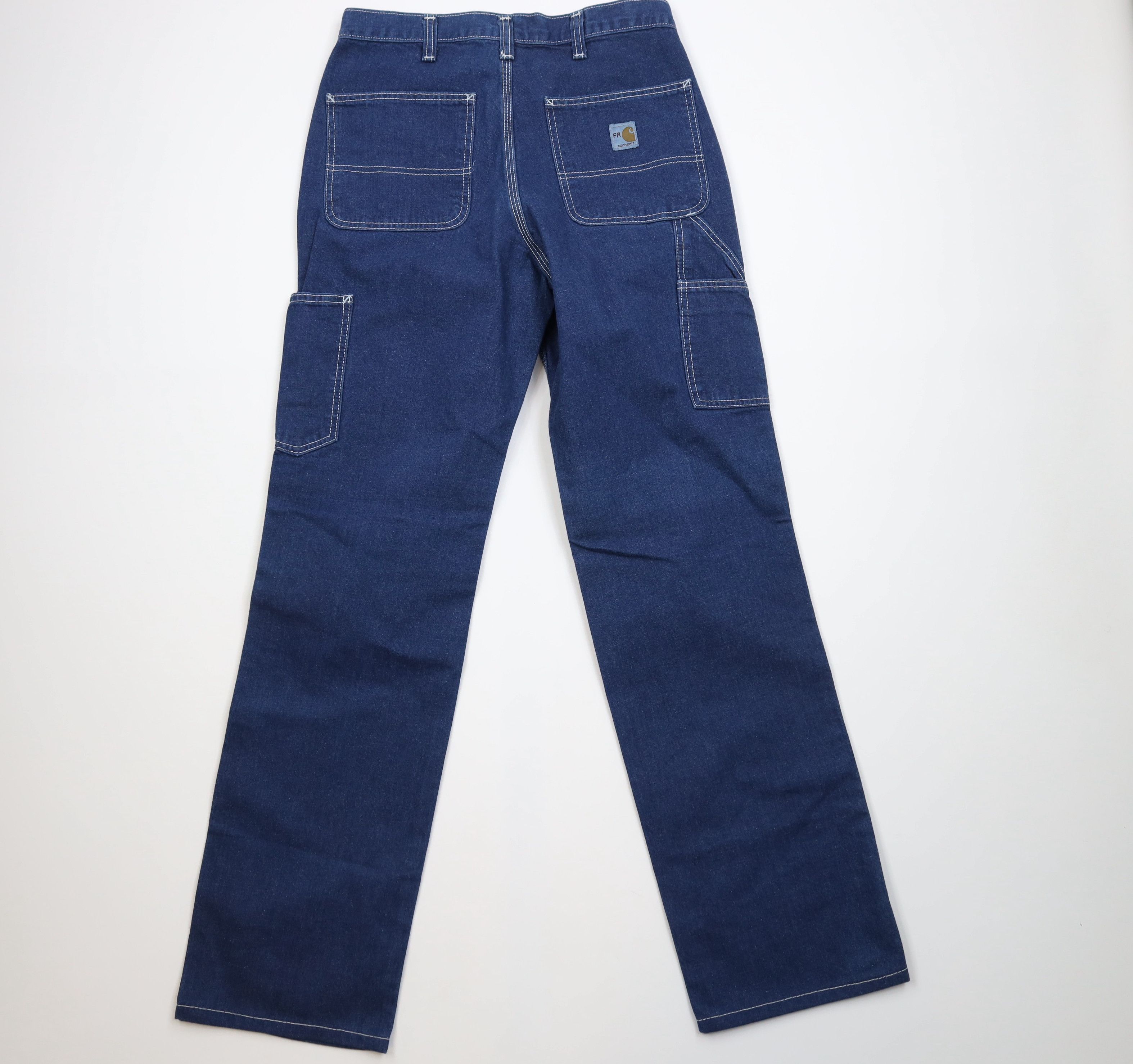 Carhartt Vintage Carhartt FR Flames Resistant Wide Leg Dungaree Jeans Size US 30 / EU 46 - 13 Thumbnail