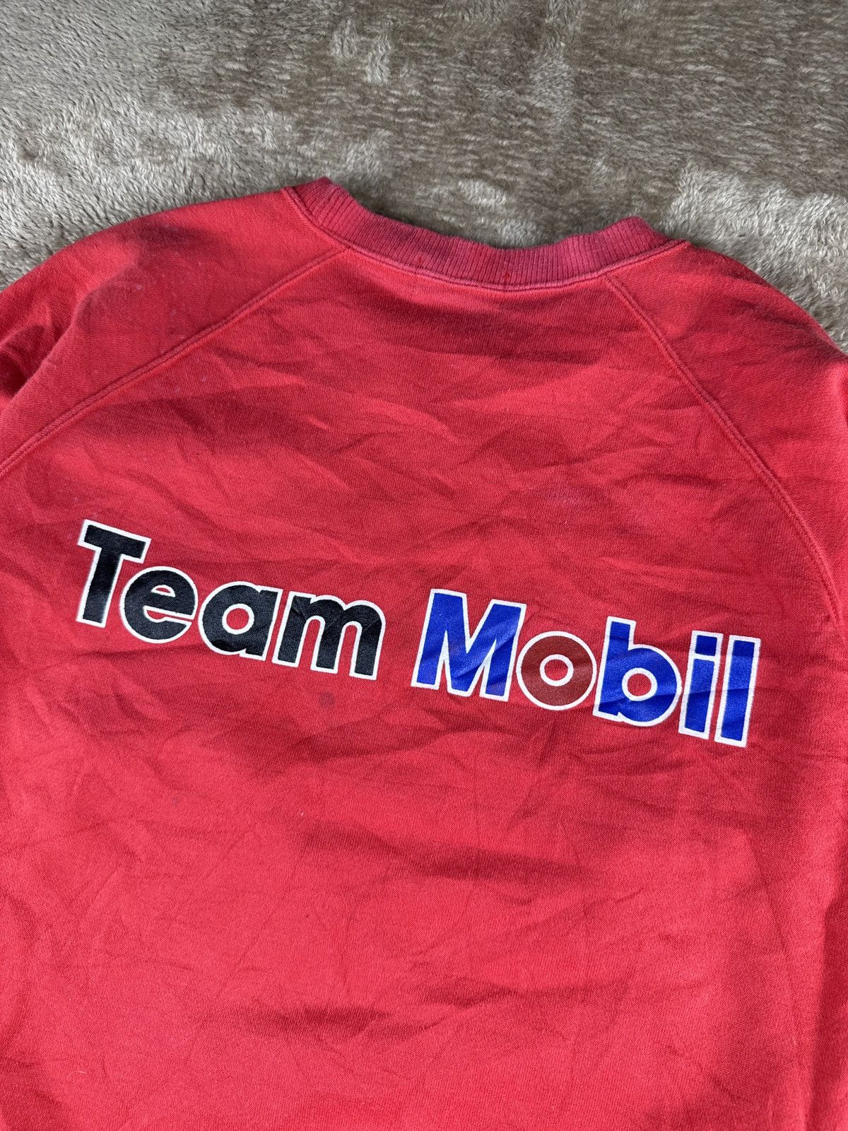 Vintage Vtg Team Mobil Racing Team Rally Moto Formula 1 Street Race Size US M / EU 48-50 / 2 - 1 Thumbnail