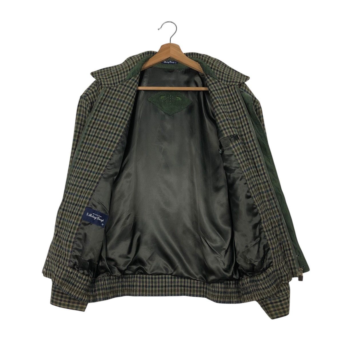 Issey Miyake 📌Vintage Bomber Jacket Rotary Enough Tartan Design Size US M / EU 48-50 / 2 - 14 Thumbnail