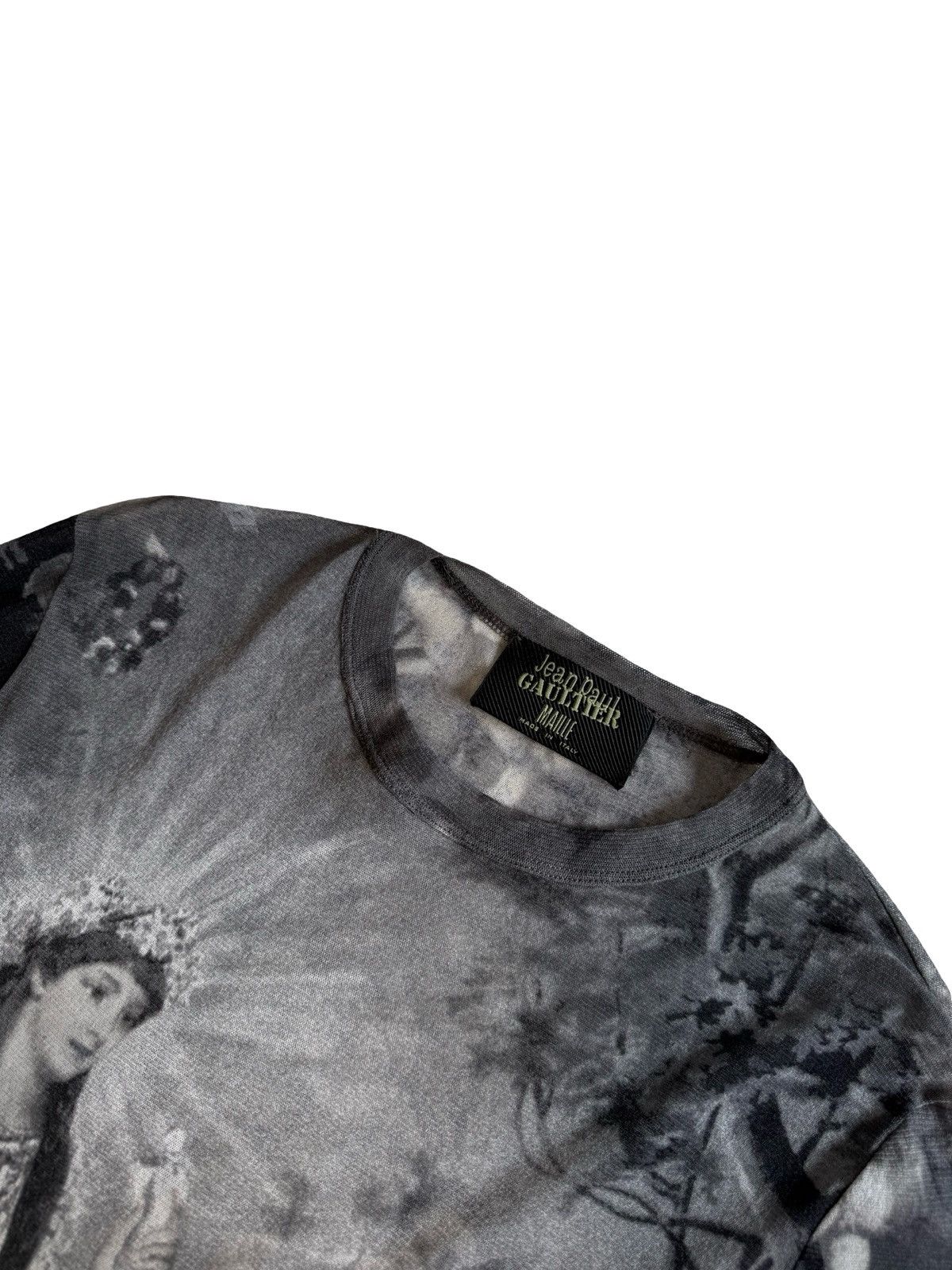 Jean Paul Gaultier Vtg S/S 1998 Jean Paul Gaultier Maile Mesh Top Hindu Goddess Size L / US 10 / IT 46 - 7 Thumbnail