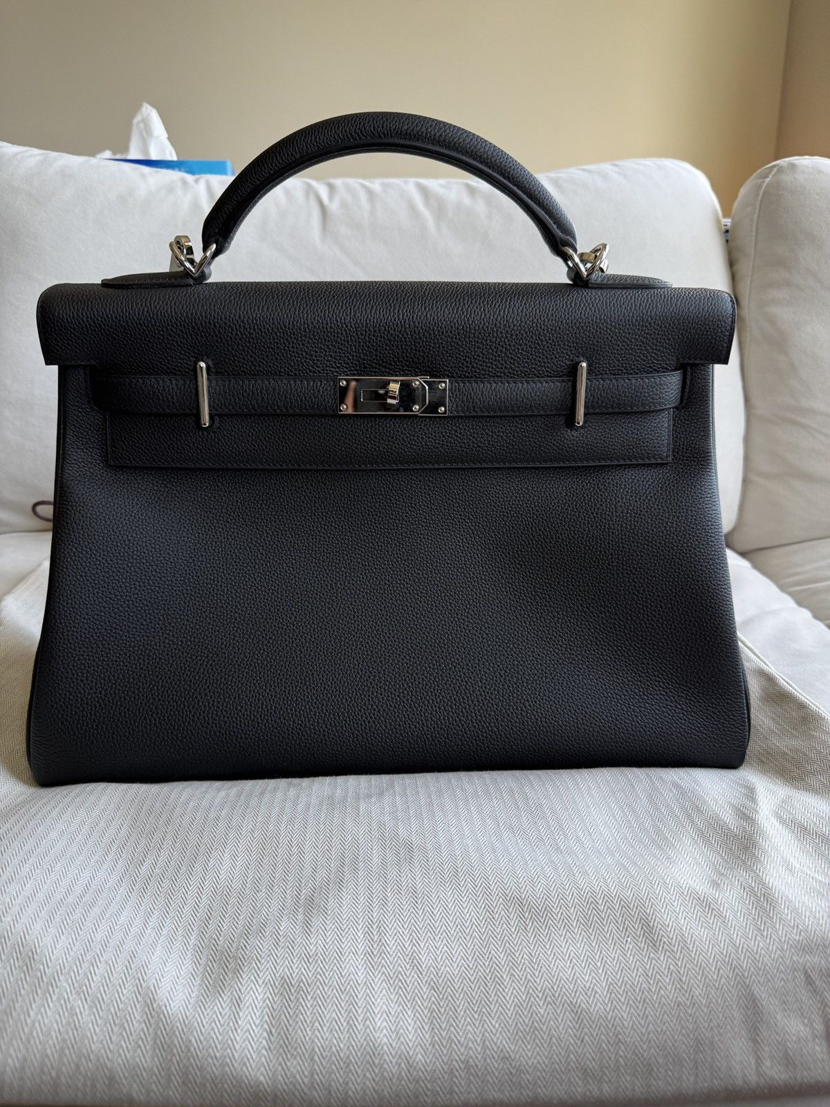 Hermes Kelly Maxi 42 black