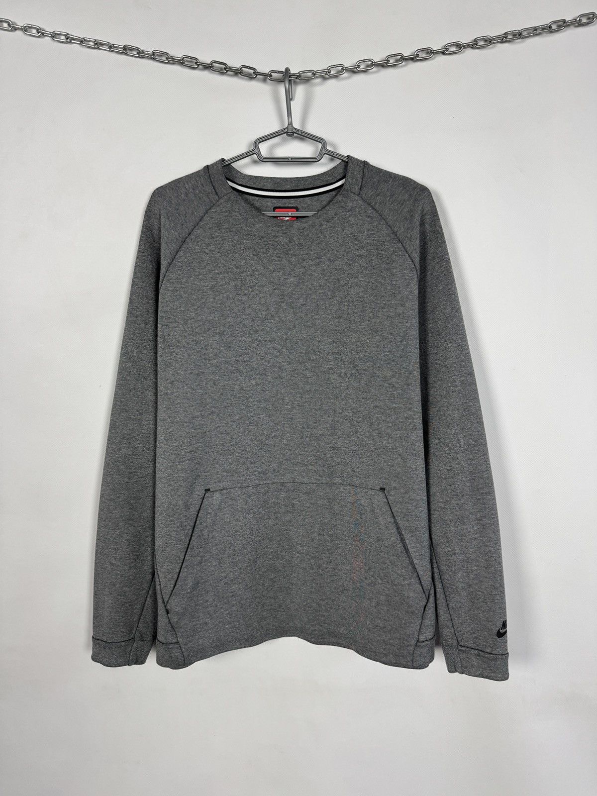 Nike Men’s Nike Tech Fleece Crewneck Sweatshirt Pockets Gray XXL Size US XXL / EU 58 / 5 - 1 Thumbnail