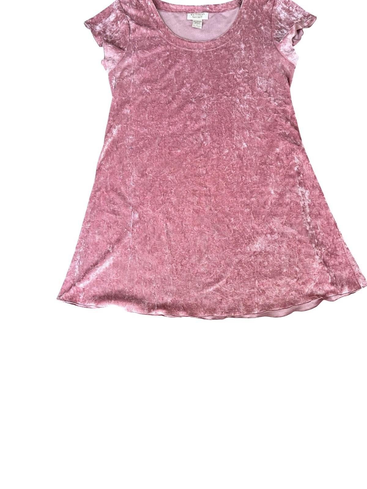 Other Victoria Secret Pink Velvet Short Sleeve Dress for Women Size ONE SIZE - 6 Thumbnail