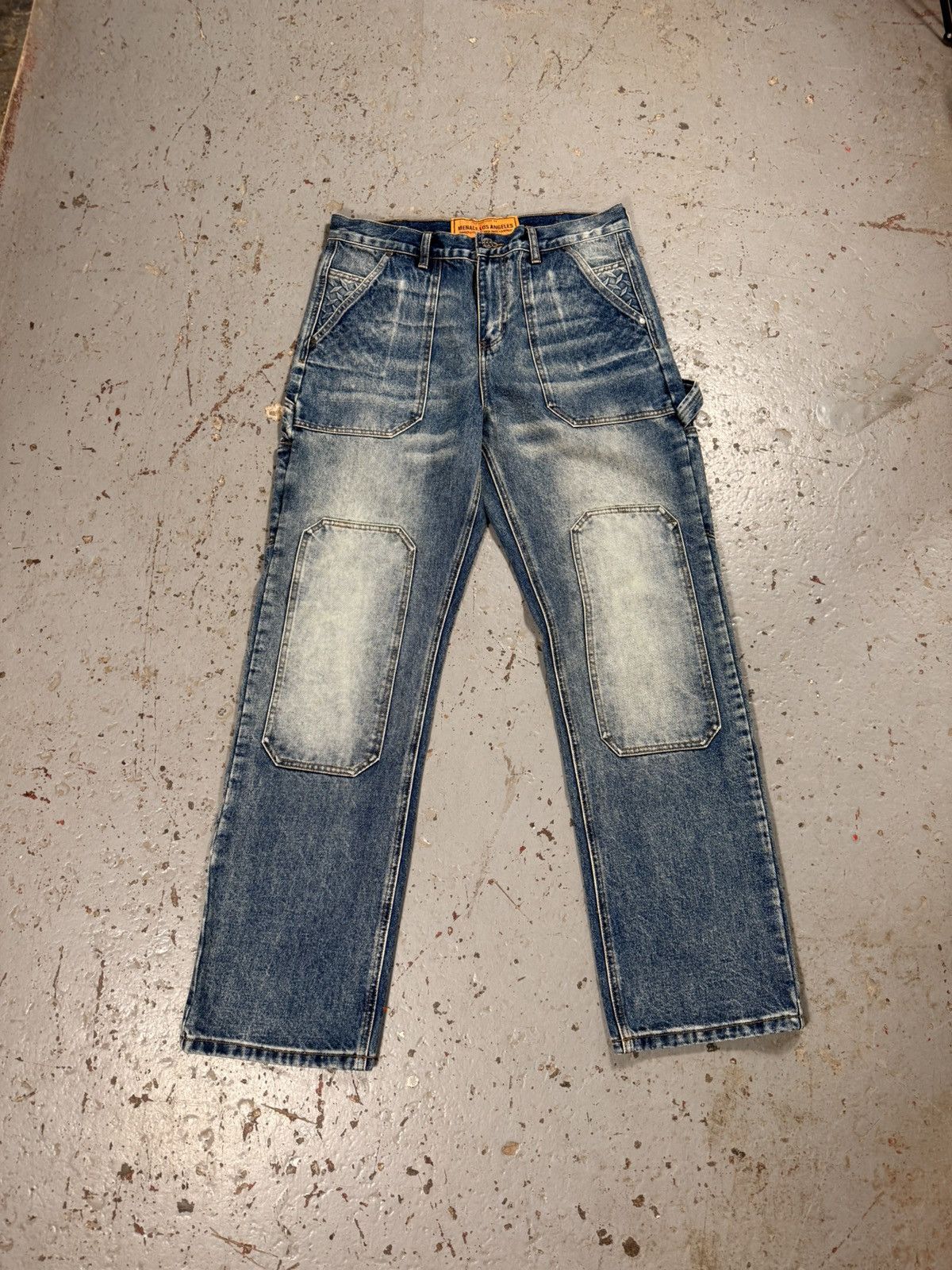 Menace Insane Menace Los Angeles Brick Lay Denim Carpenter Pants Size US 32 / EU 48 - 6 Thumbnail