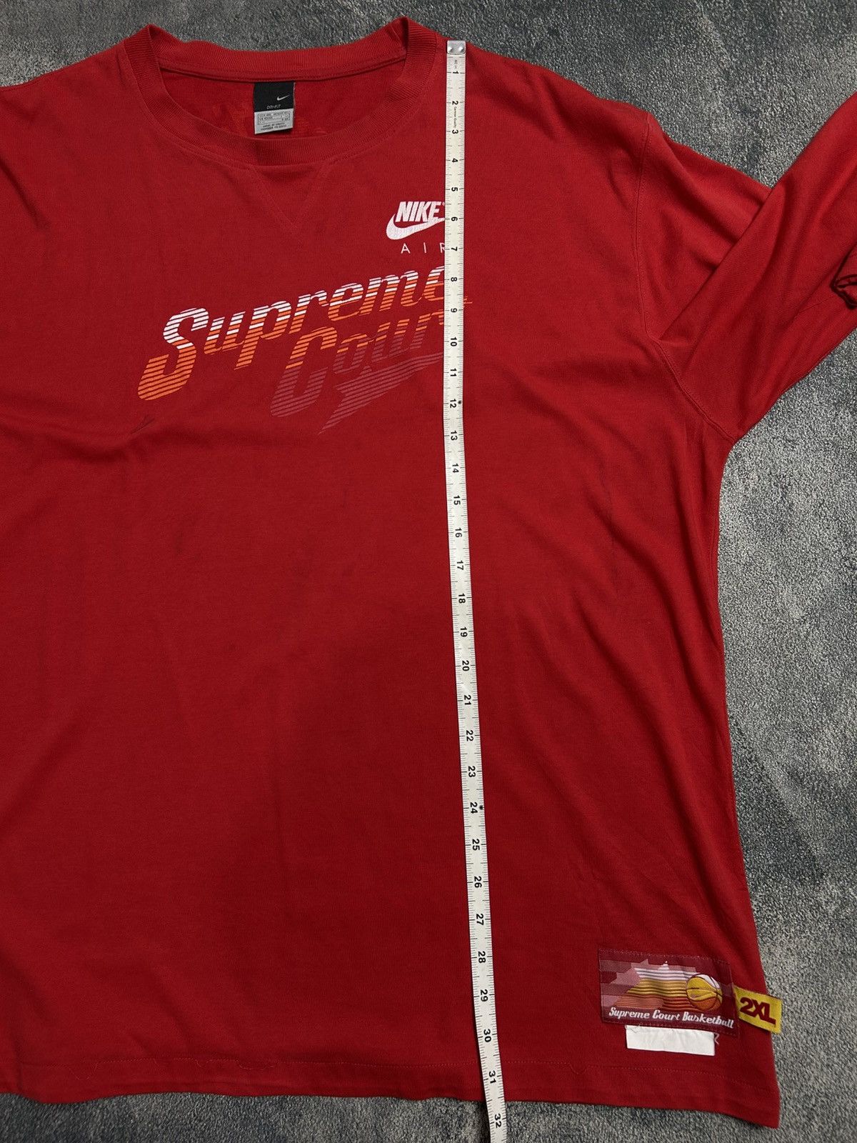 Nike Vintage Nike supreme court longsleeve Size US XXL / EU 58 / 5 - 12 Thumbnail