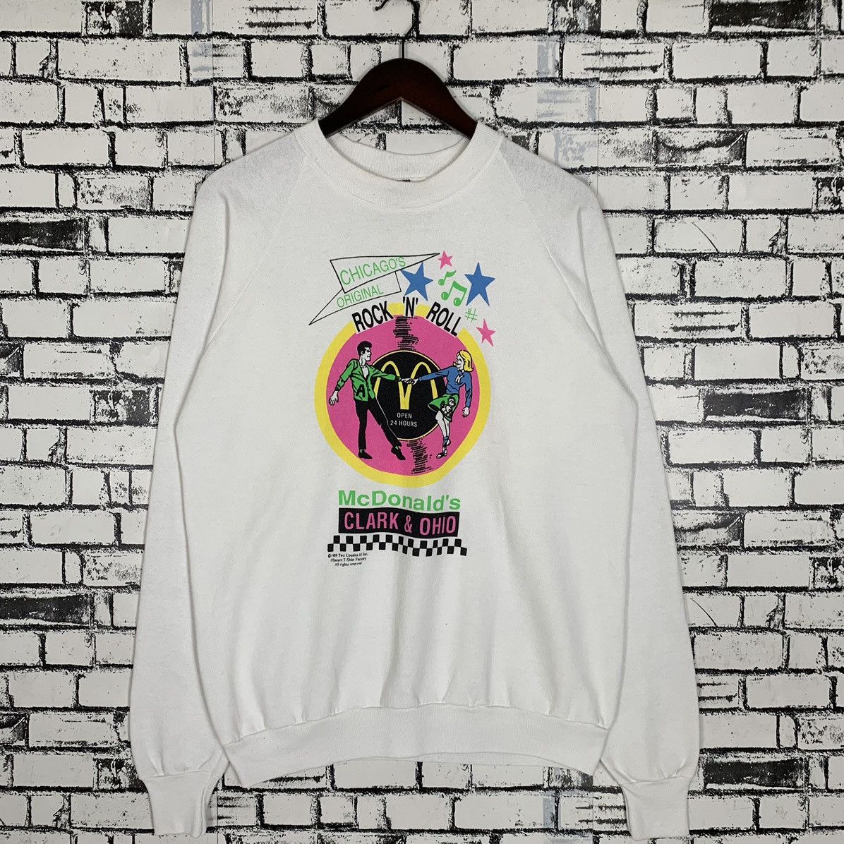 Vintage 80s Chicago Original Rock N Roll Sweatshirt Crewneck