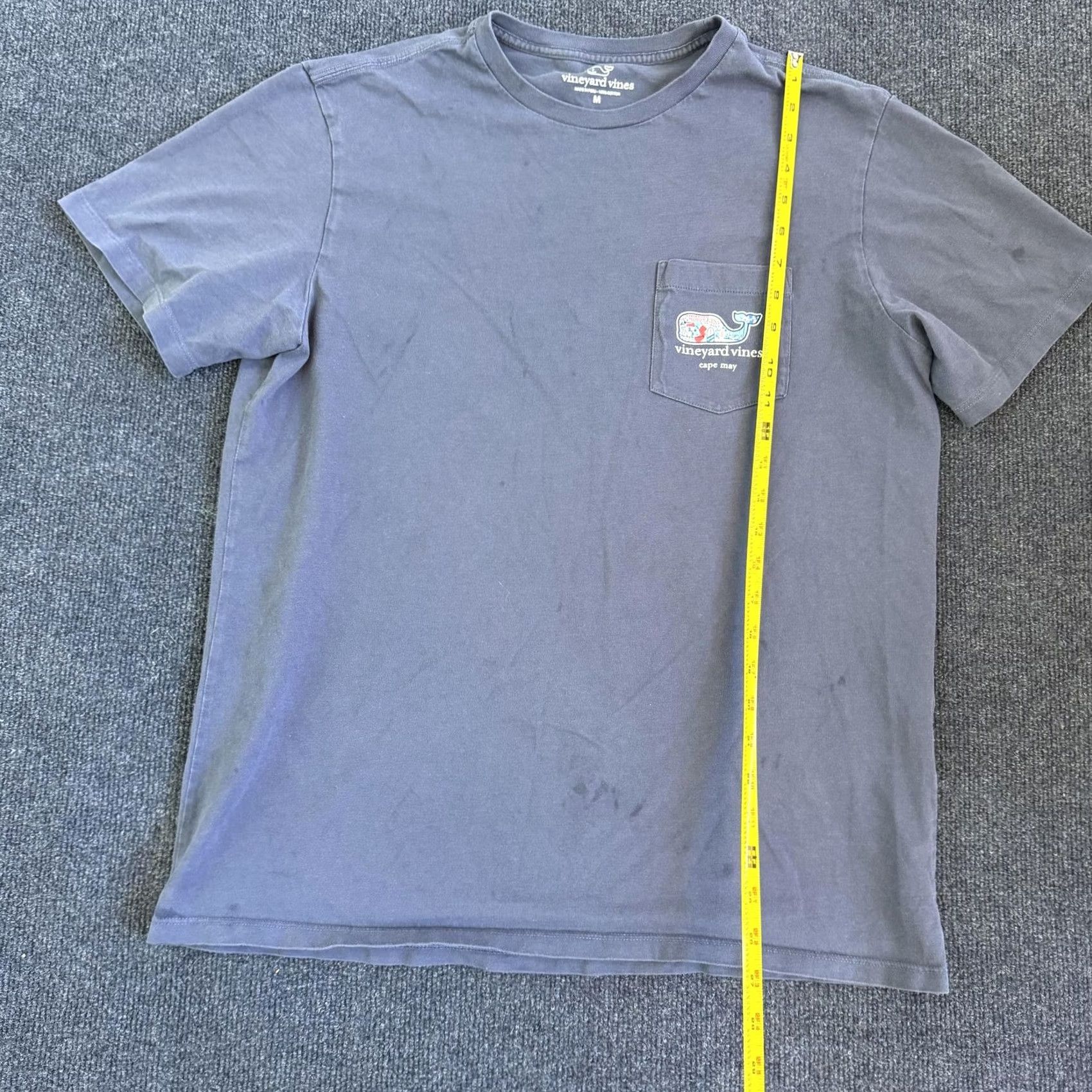 Vineyard Vines Vineyard Vines Shirt Mens Medium Blue Cape May Pocket Whale Tee T-Shirt Size US M / EU 48-50 / 2 - 7 Thumbnail