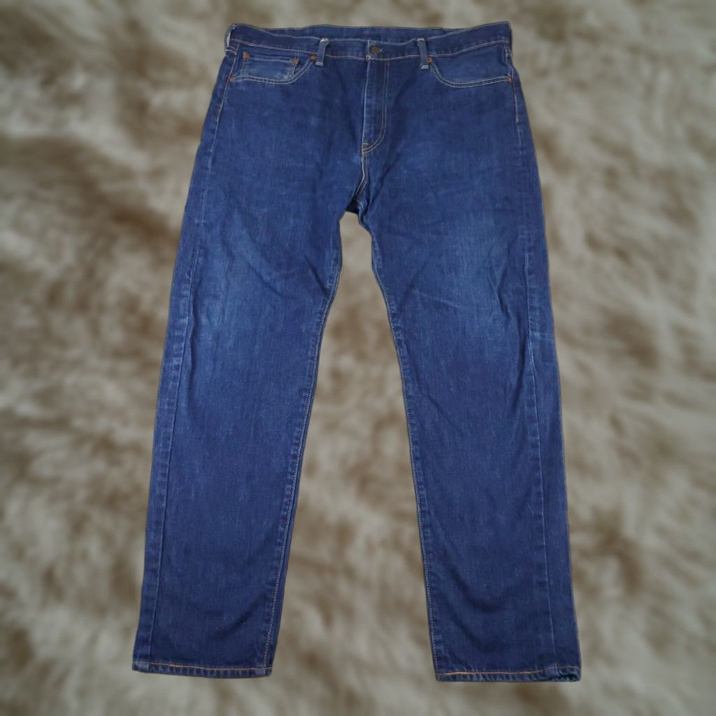Levi's Levis Mens 505 Straight Leg Jeans 42x32 Blue Extra Large Casual Denim Pants Size US 42 / EU 58 - 1 Thumbnail