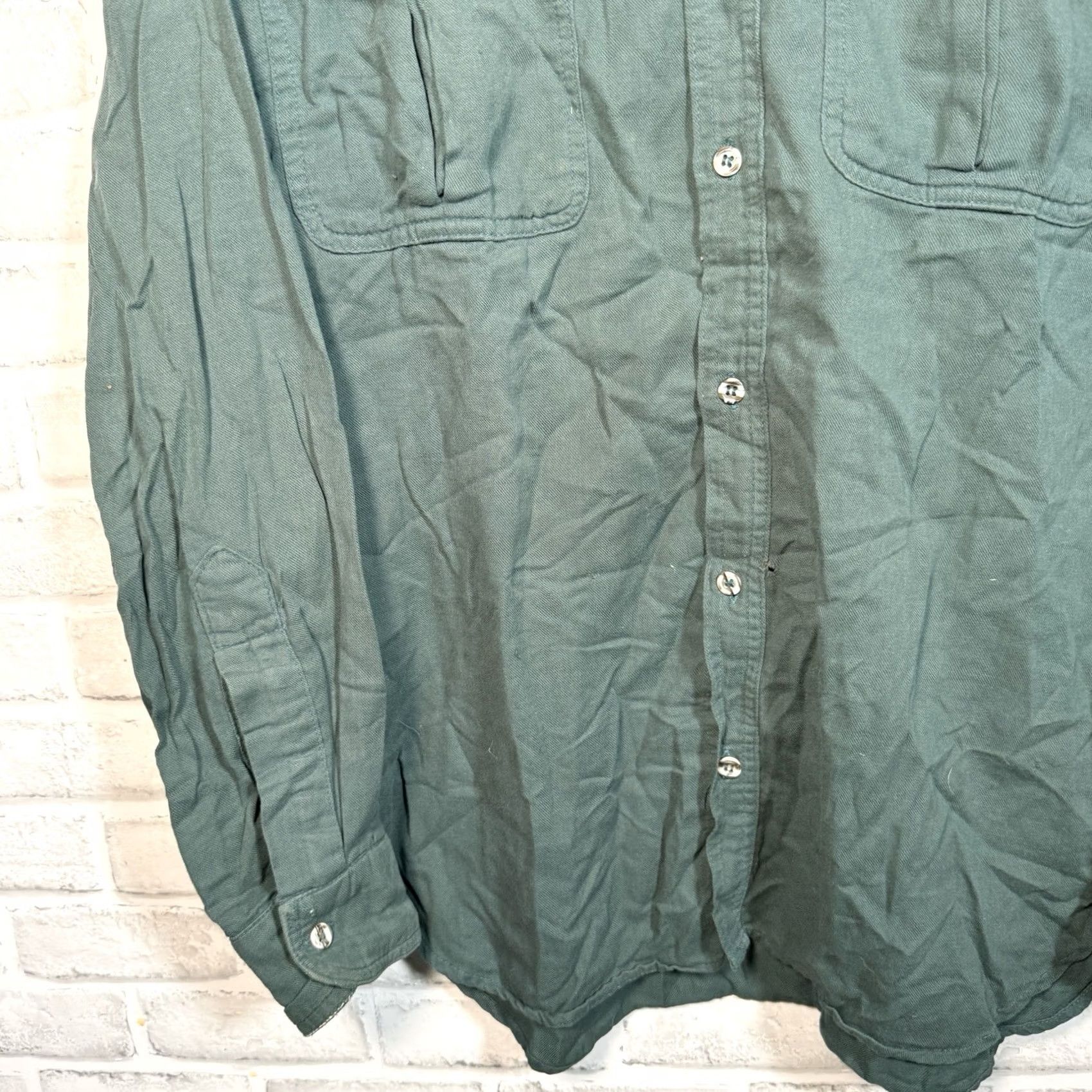 Vintage Gary Nesse Green Long Sleeve Button-Down Shirt Mens Size M USA Size US M / EU 48-50 / 2 - 3 Thumbnail