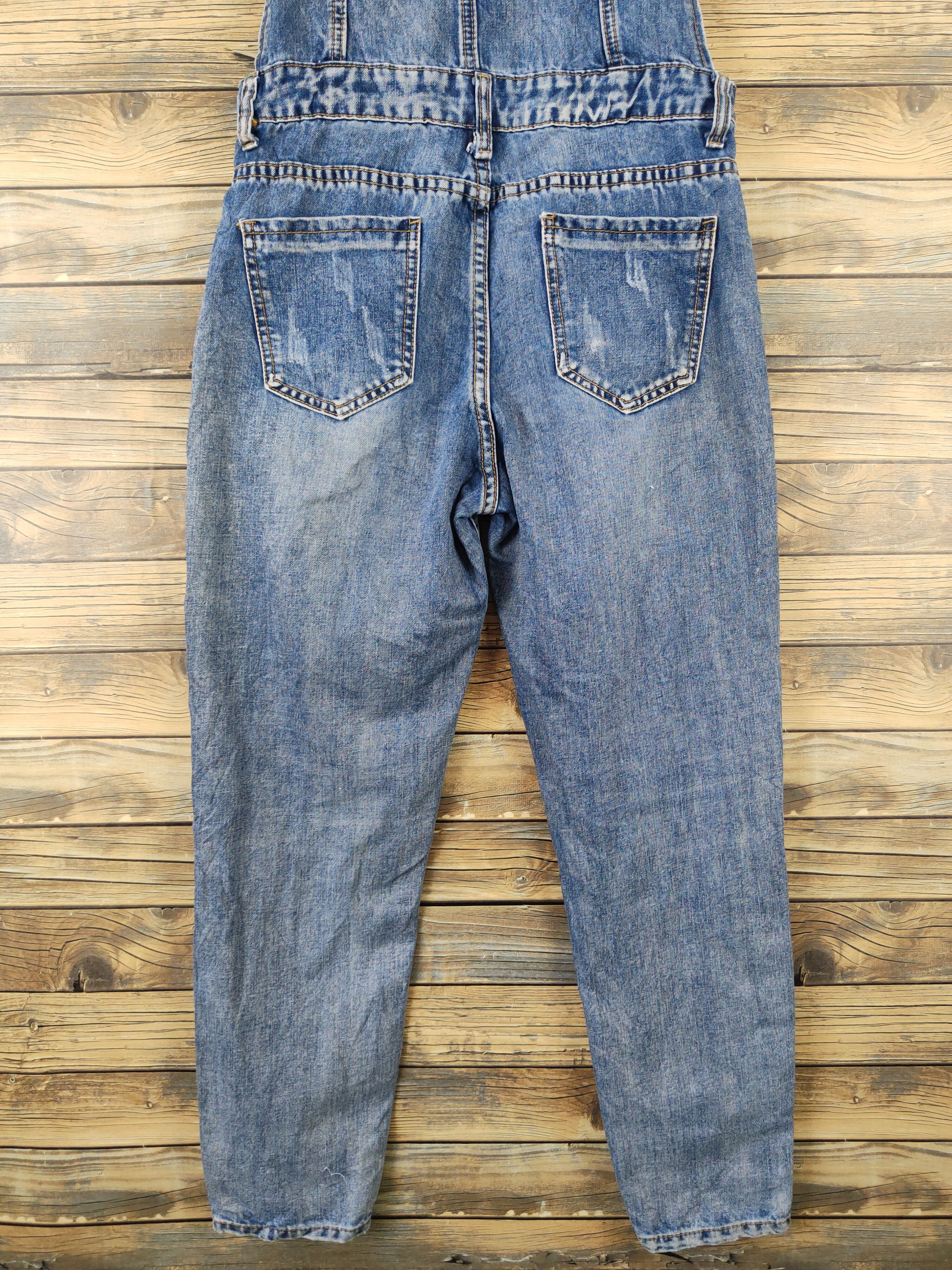 Japanese Brand × Vintage Vintage Japanese Brand Blue Denim Jumpsuits Size 31" - 12 Thumbnail