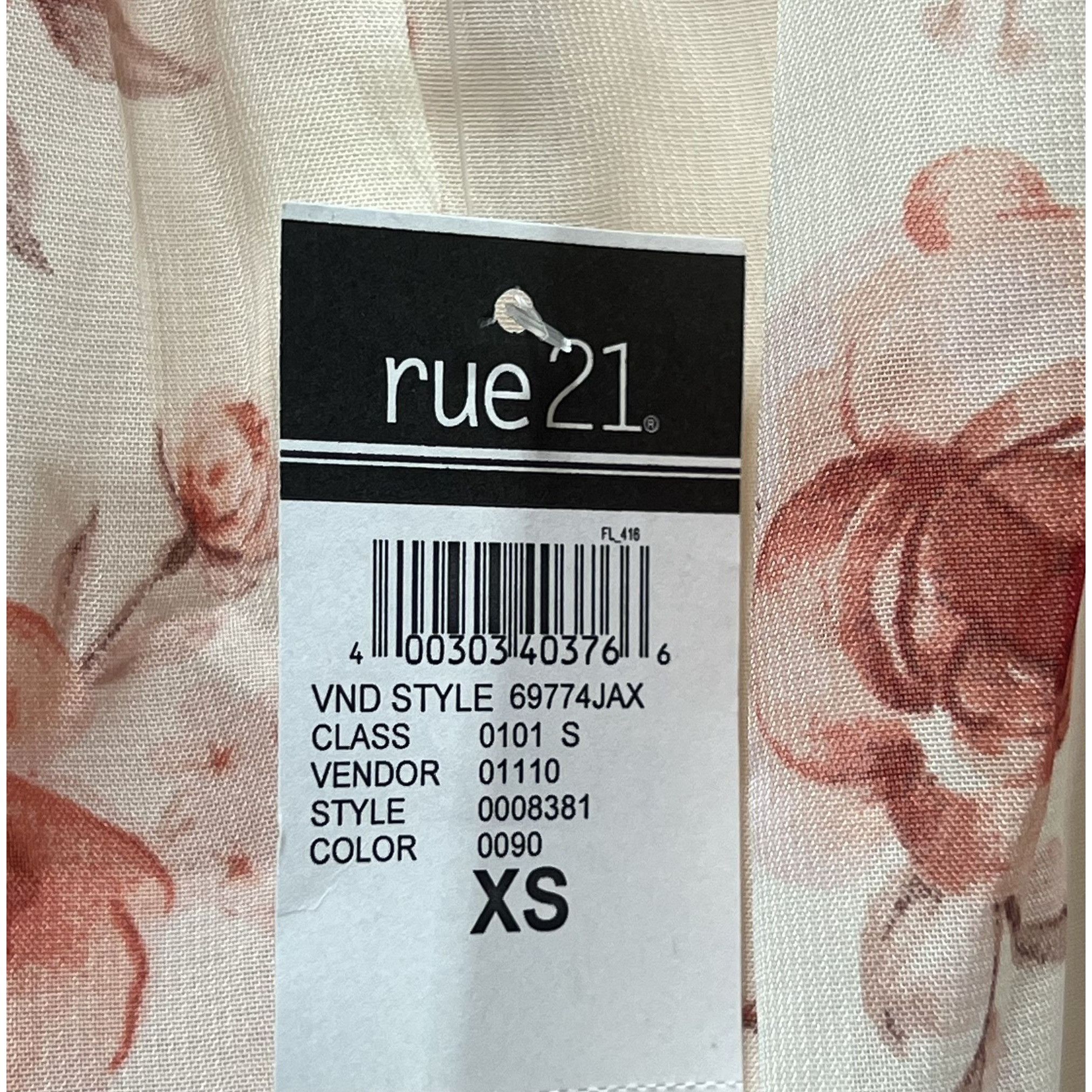 rue21 Rue 21 - Women's Summer Sleeveless High Low Hem Ruffle - Flo Size XS / US 0-2 / IT 36-38 - 8 Thumbnail
