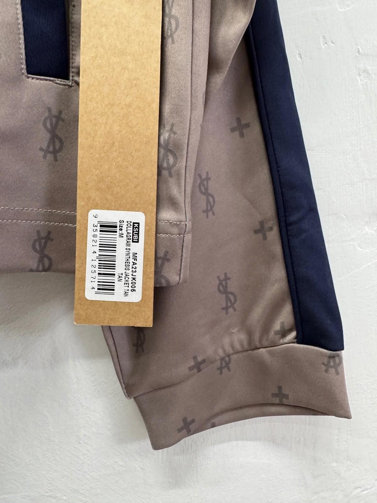 Ksubi new ksubi mens jacket medium m shirt tan navy blue poly Size US M / EU 48-50 / 2 - 4 Thumbnail