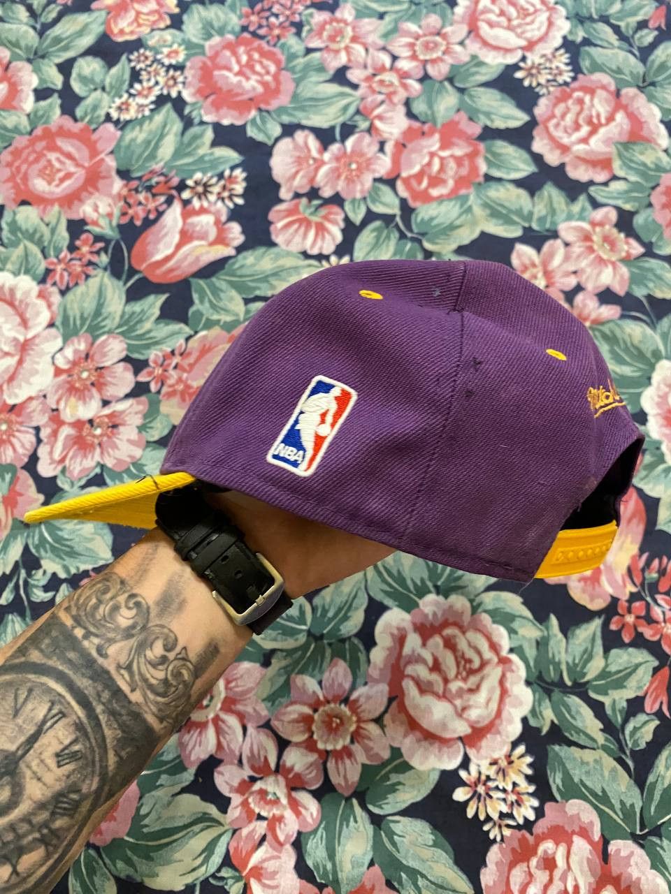 Mitchell & Ness Hats Vintage Mitchell & Ness big logo Lakers Cap Y2K Size ONE SIZE - 5 Thumbnail