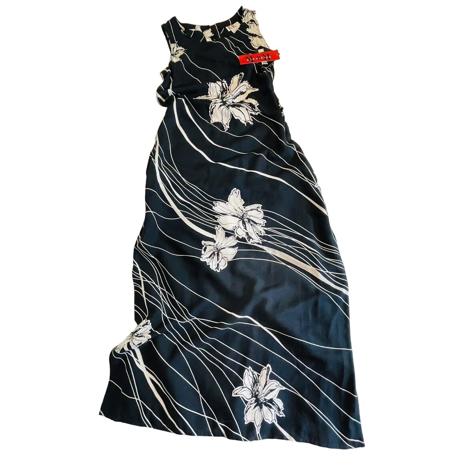 Other R & K Black Long Tie Back Women size 6 rayon Black Tropical Size M / US 6-8 / IT 42-44 - 5 Thumbnail