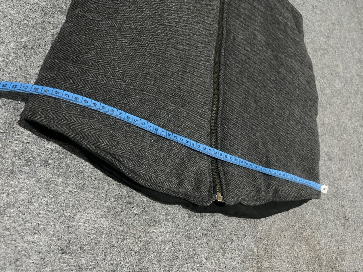 Japanese Brand Japanese Lauren 2Ann Herringbone Wool Blend Hooded Vest Size US M / EU 48-50 / 2 - 12 Thumbnail