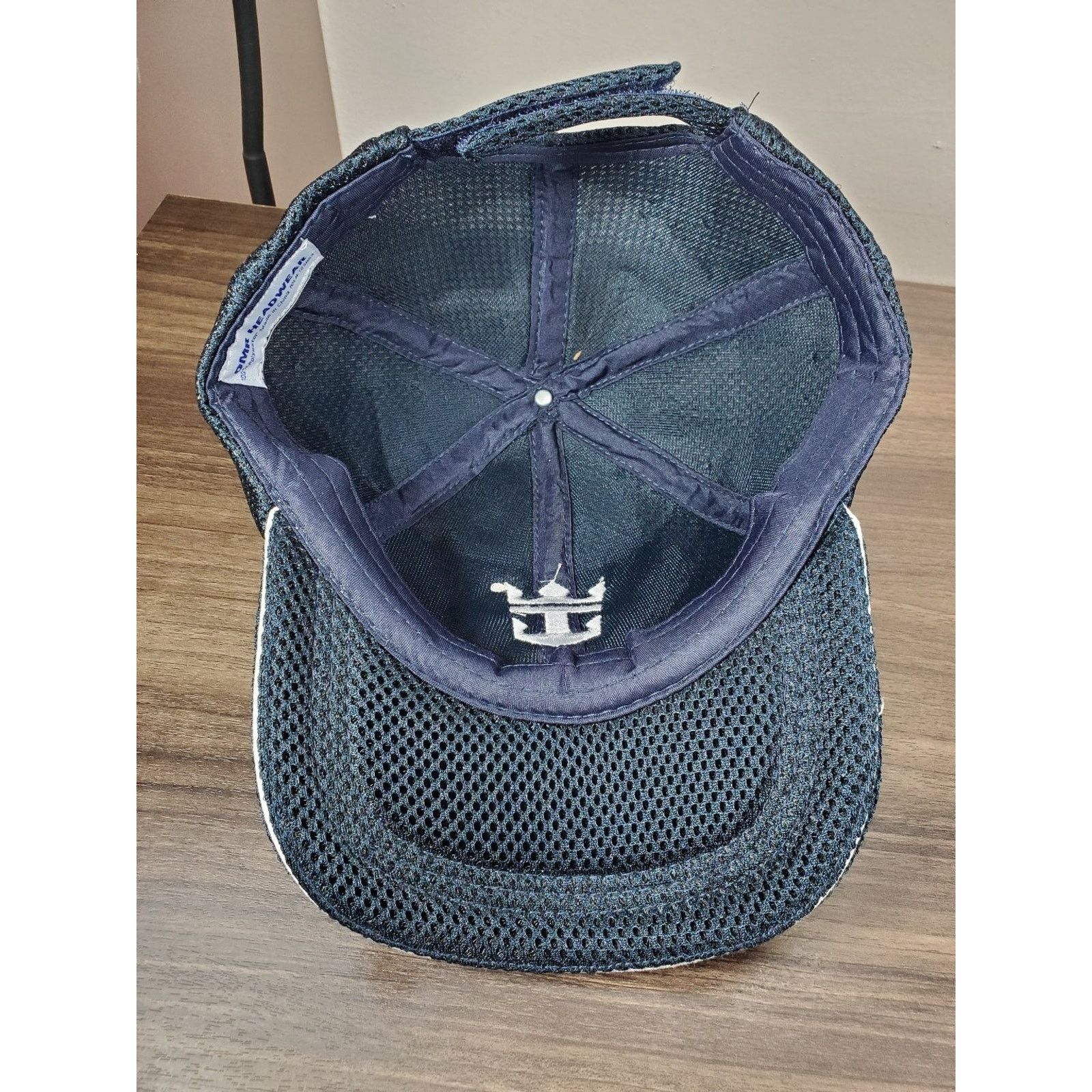 Otto Royal Carribean Cruise Hat Mesh Baseball Cap Navy Blue White Size ONE SIZE - 8 Thumbnail