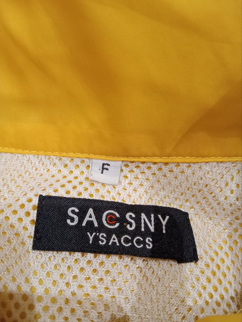 Yohji Yamamoto SACSNY Y'SACCS YOHJI YAMAMOTO WINDBREALER JACKET - YELLOW Size US XL / EU 56 / 4 - 11 Thumbnail