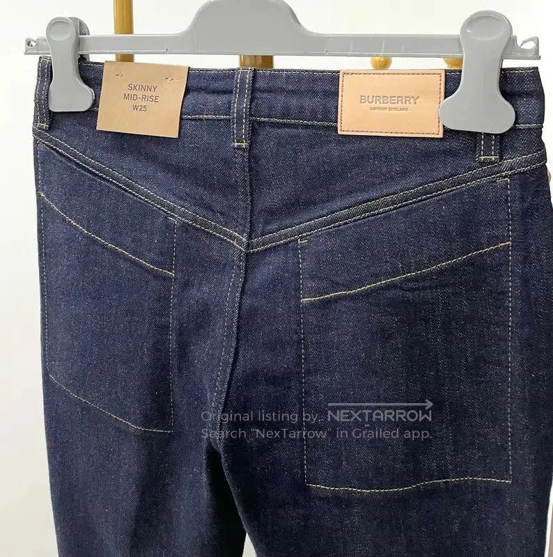 Burberry Burberry Blue Cotton Women’s Jeans Size XS. Size 22" - 6 Thumbnail