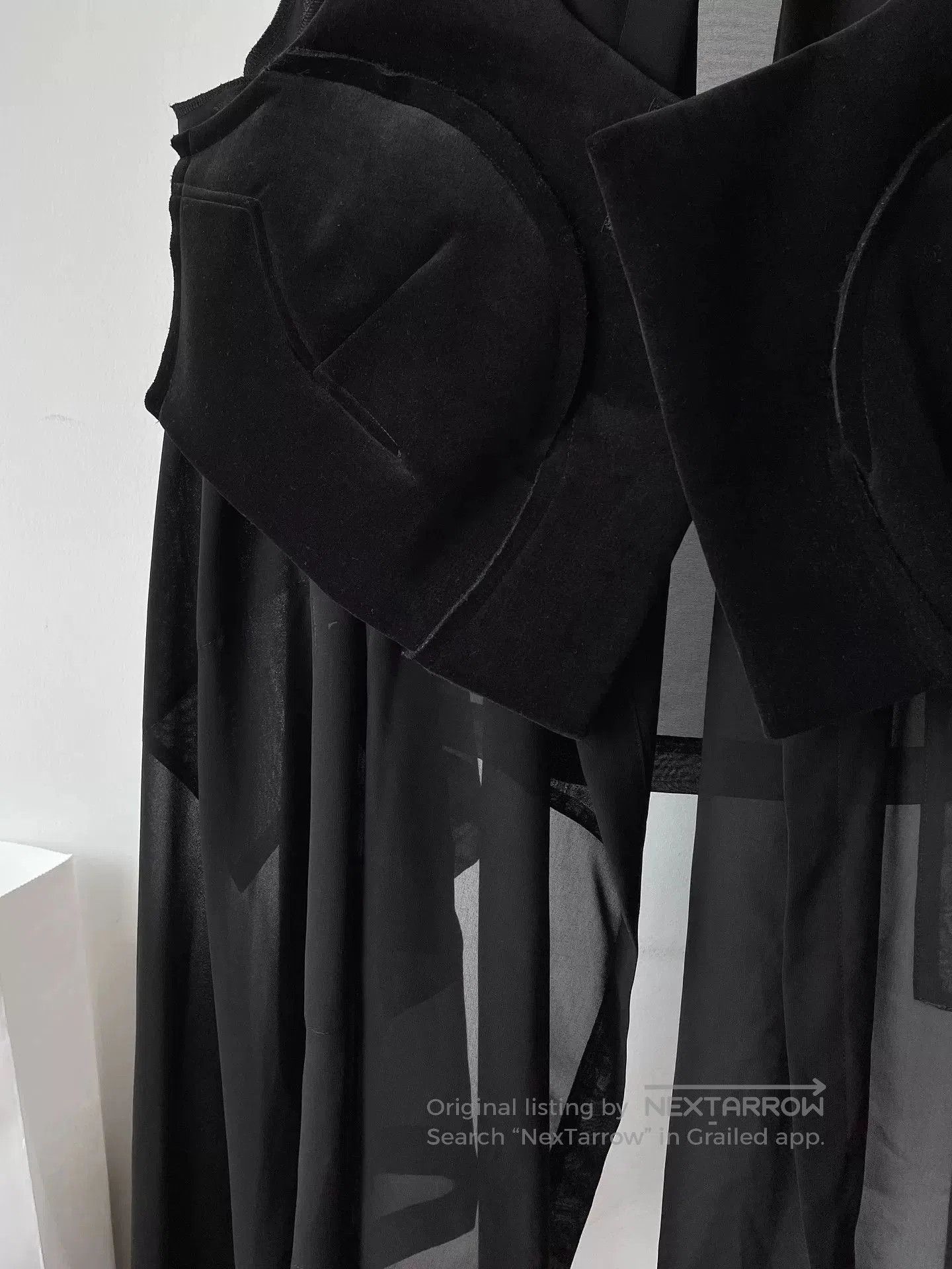 Comme des Garcons Comme des Garcons 19AW Velvet Tulle Vest. Size S / US 4 / IT 40 - 4 Thumbnail