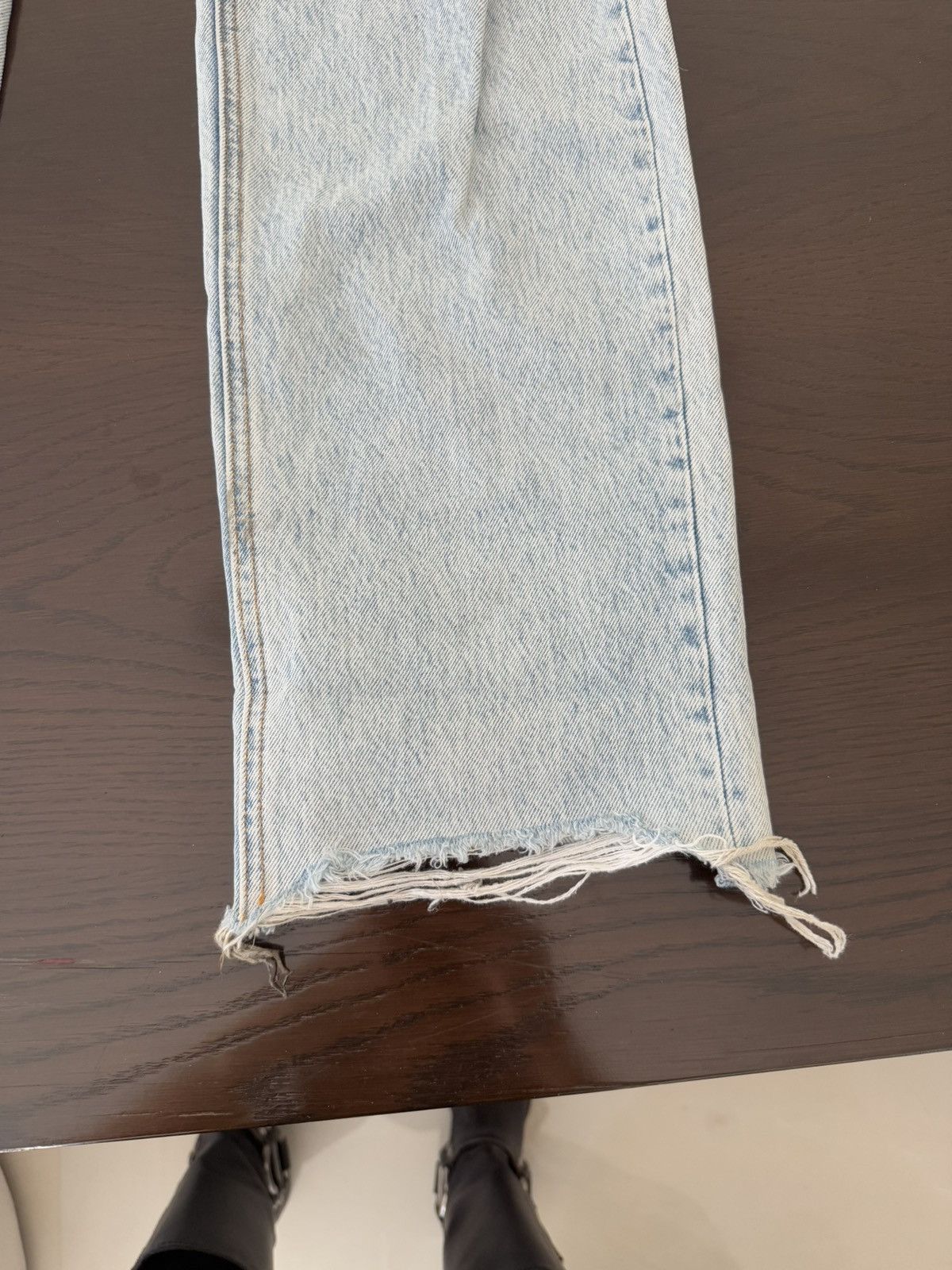 Alexander Wang ALEXANDER WANG RIVAL BOXER LAYERED JEANS Size 27" / US 4 / IT 40 - 6 Thumbnail