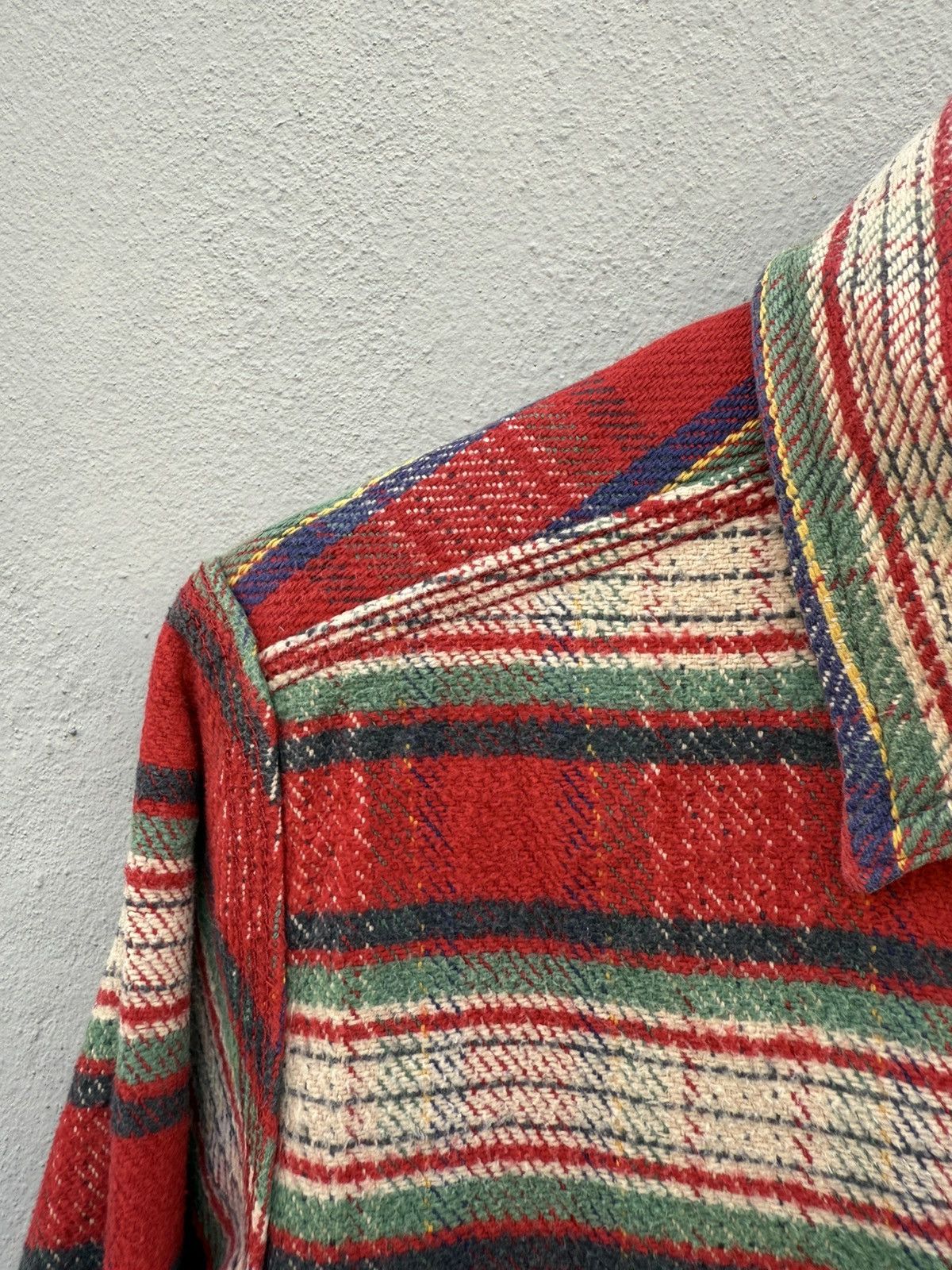 Nigel Cabourn RARE🔥Vintage Nigel Cabourn Reversible Flannel Checked Plaid Size US S / EU 44-46 / 1 - 10 Thumbnail