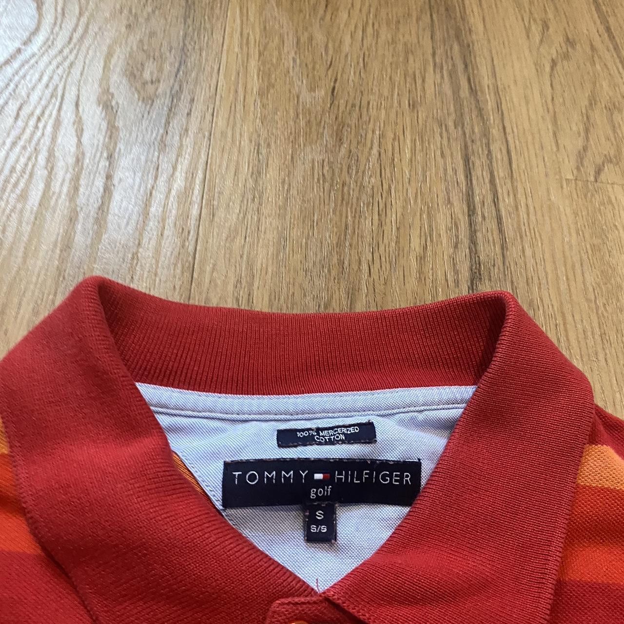 Tommy Hilfiger Red and orange striped Tommy Hilfiger polo shirt Size US S / EU 44-46 / 1 - 3 Thumbnail