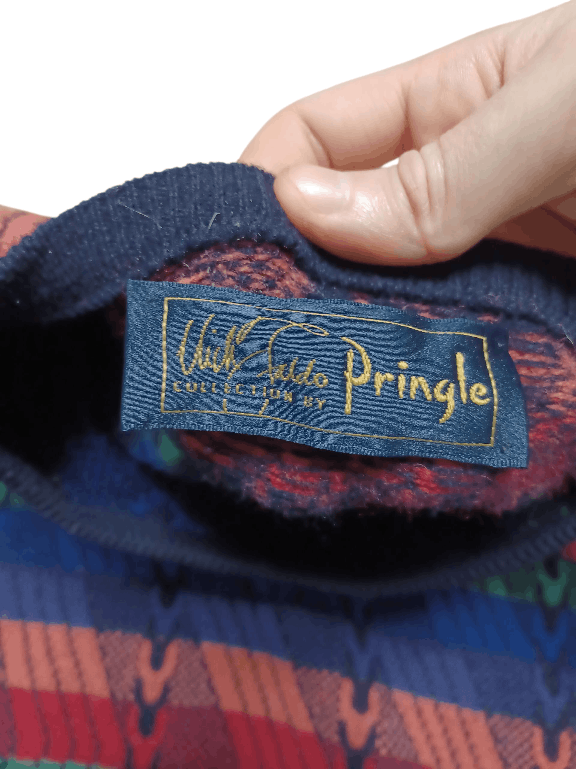 Pringle Of Scotland PRINGLE OF SCOTLAND VINTAGE 100% WOOL COOGI STYLE SWEATER Size US XXL / EU 58 / 5 - 4 Thumbnail