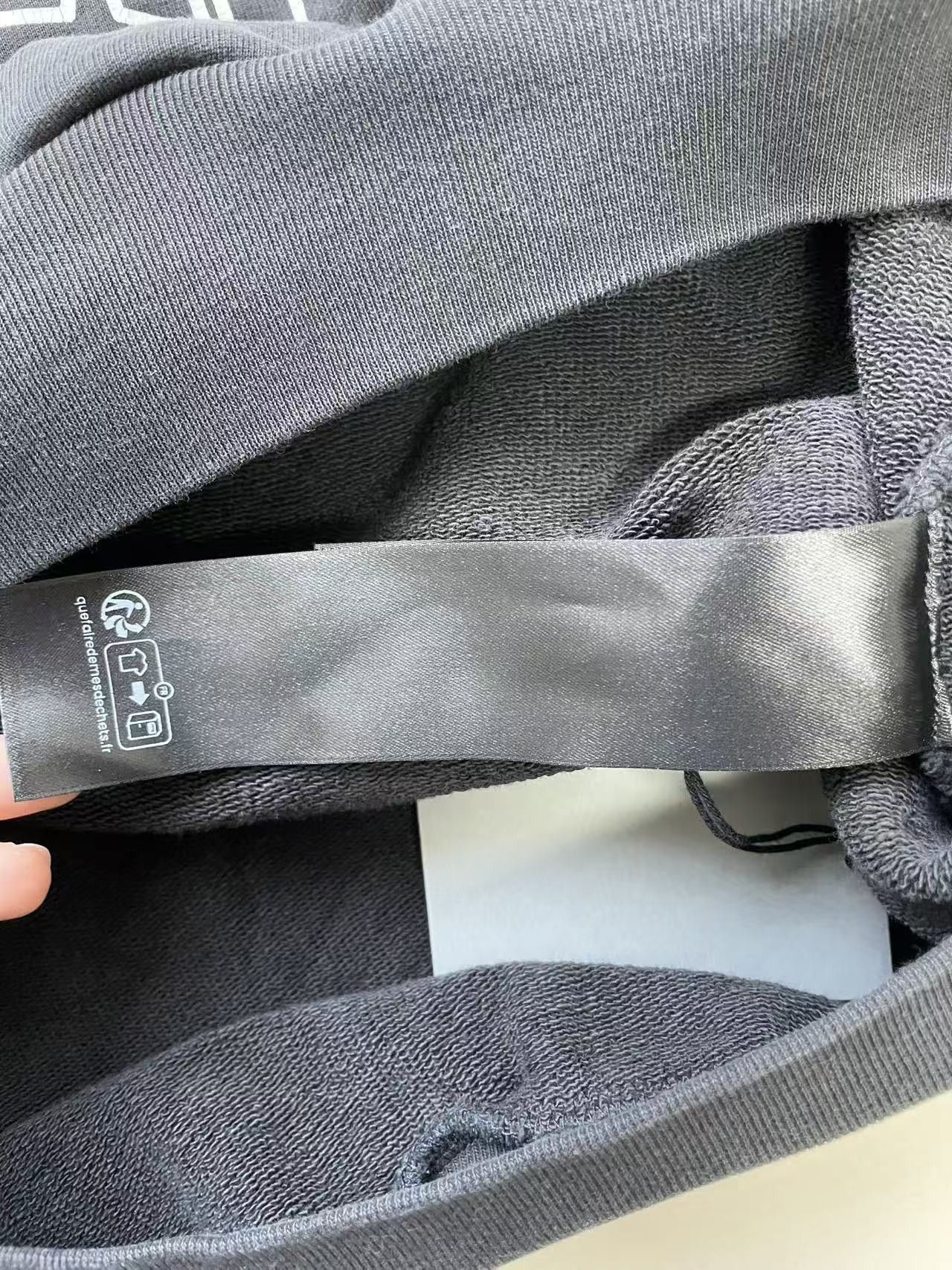 Balenciaga Balenciaga Logo Print Black Pullover Hoodie Size US S / EU 44-46 / 1 - 6 Thumbnail