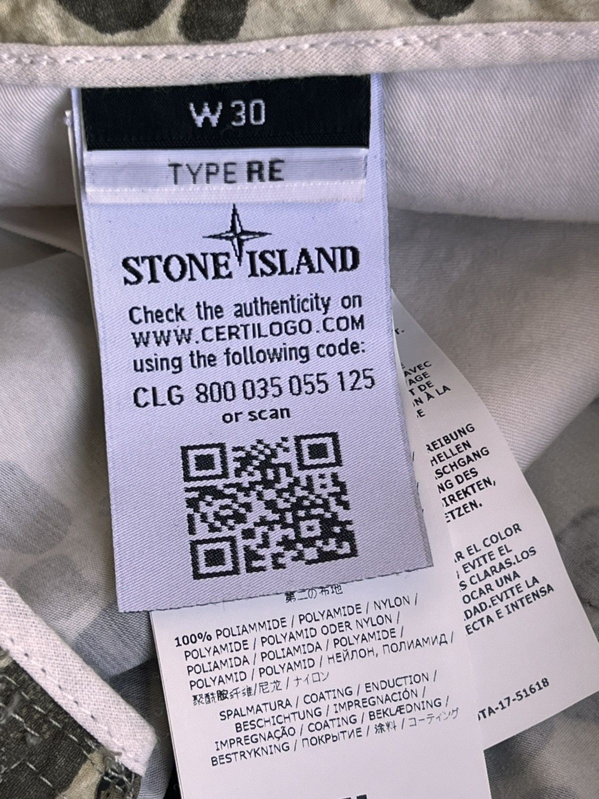 Stone Island Stone Island Alligator Camo Cargo Shorts Type RE W30 croc Size US 30 / EU 46 - 18 Thumbnail