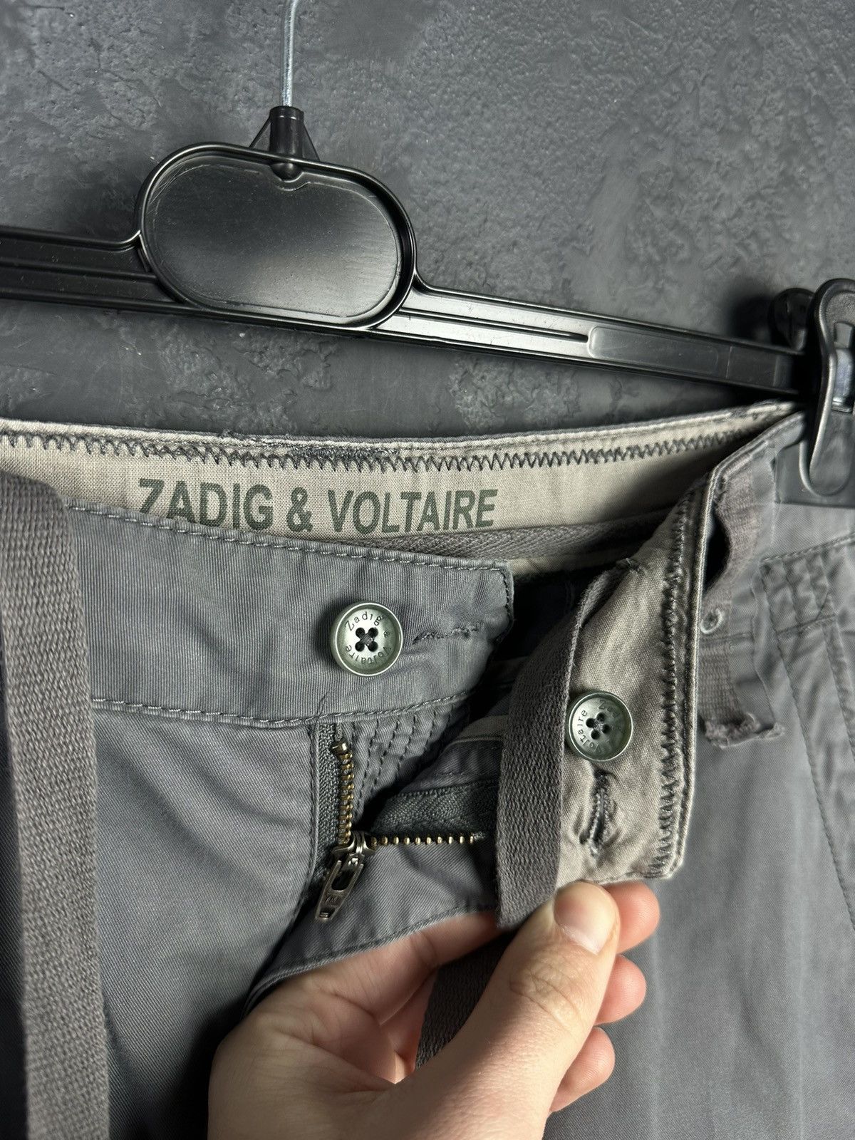 Vintage × Zadig & Voltaire Vintage Zadig & Voltaire Rare Cargo Pants Size US 29 - 3 Thumbnail