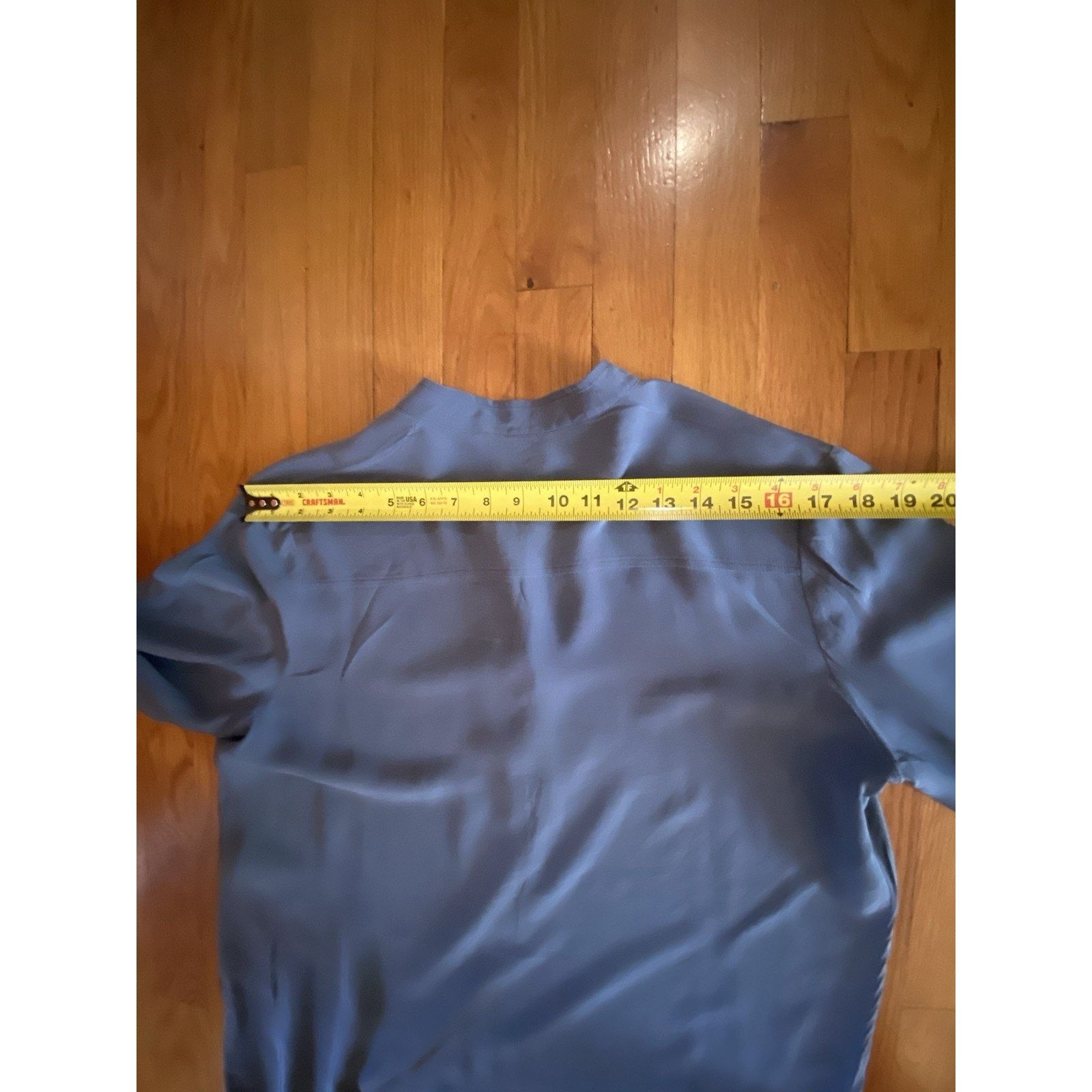 Stella McCartney Stella McCartney long sleeve silk blue blouse sz 42/med Size M / US 6-8 / IT 42-44 - 10 Thumbnail