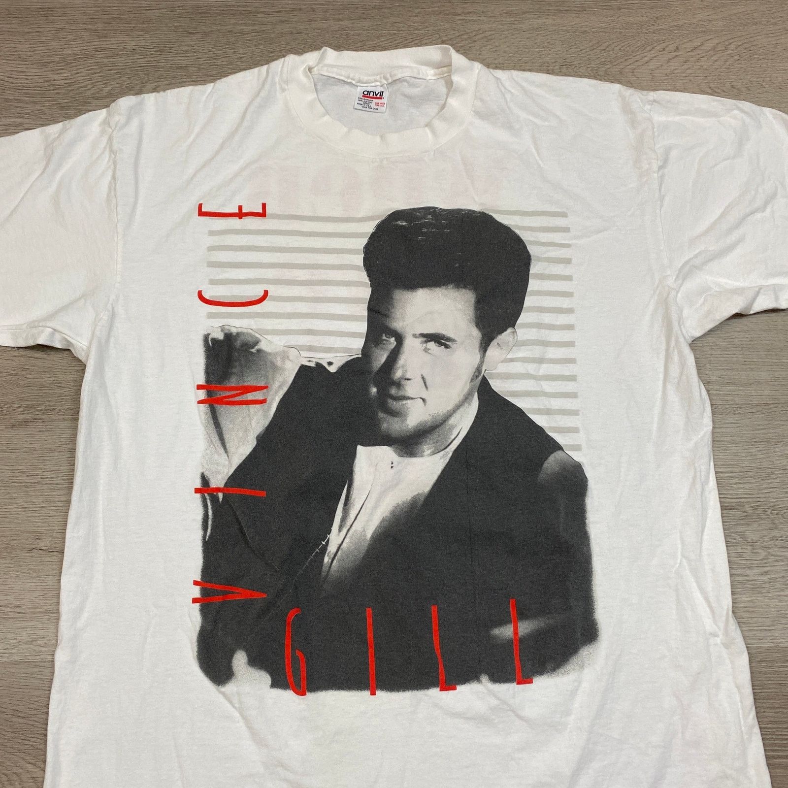 Anvil VTG 90s Vince Gill When Love Finds You Sleep Shirt One Size Size US XXL / EU 58 / 5 - 2 Thumbnail