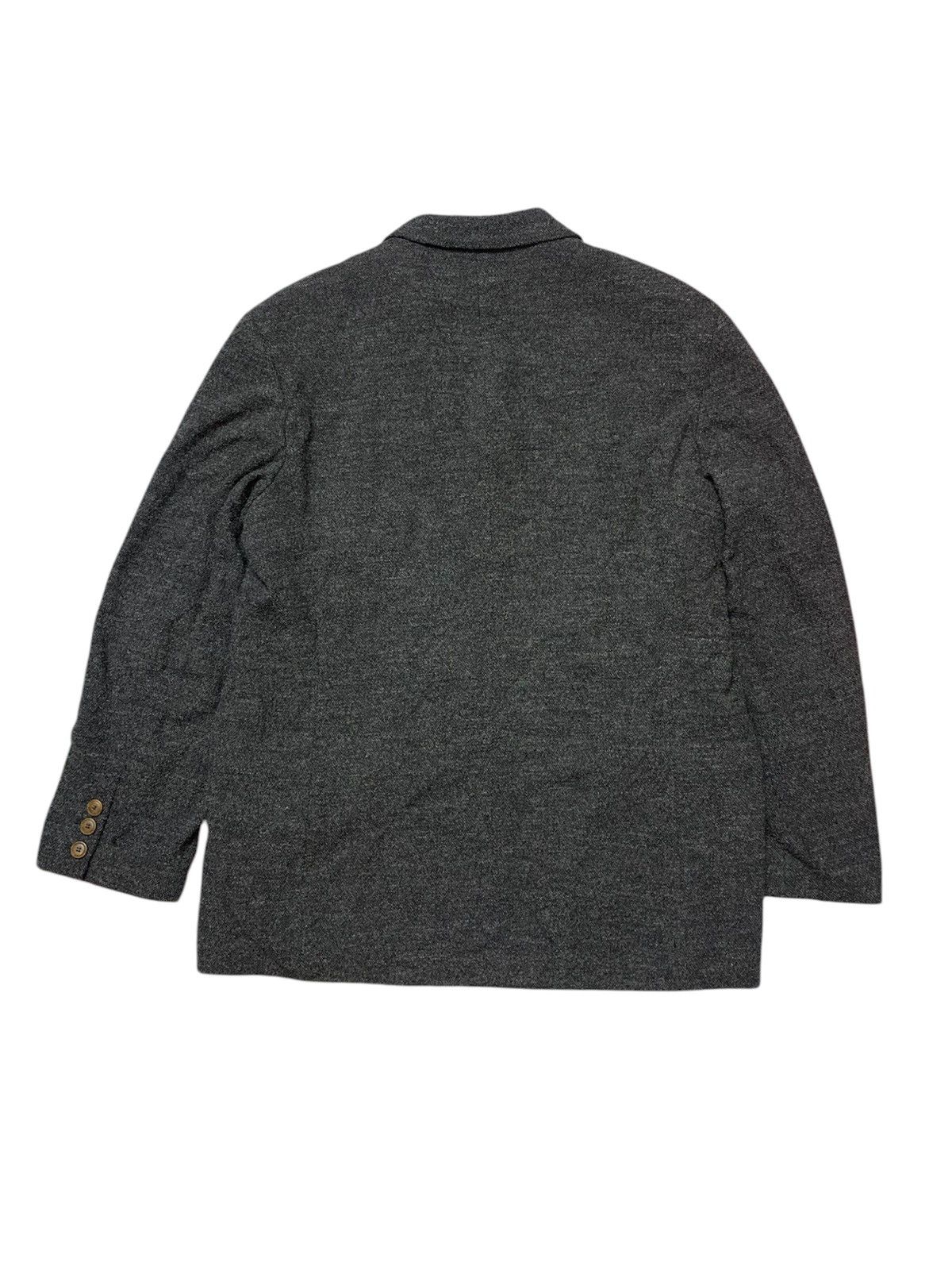 Armani × Giorgio Armani Vintage GIORGIO ARMANI Tweed Wool Coat 23 x 32 Size US L / EU 52-54 / 3 - 2 Thumbnail
