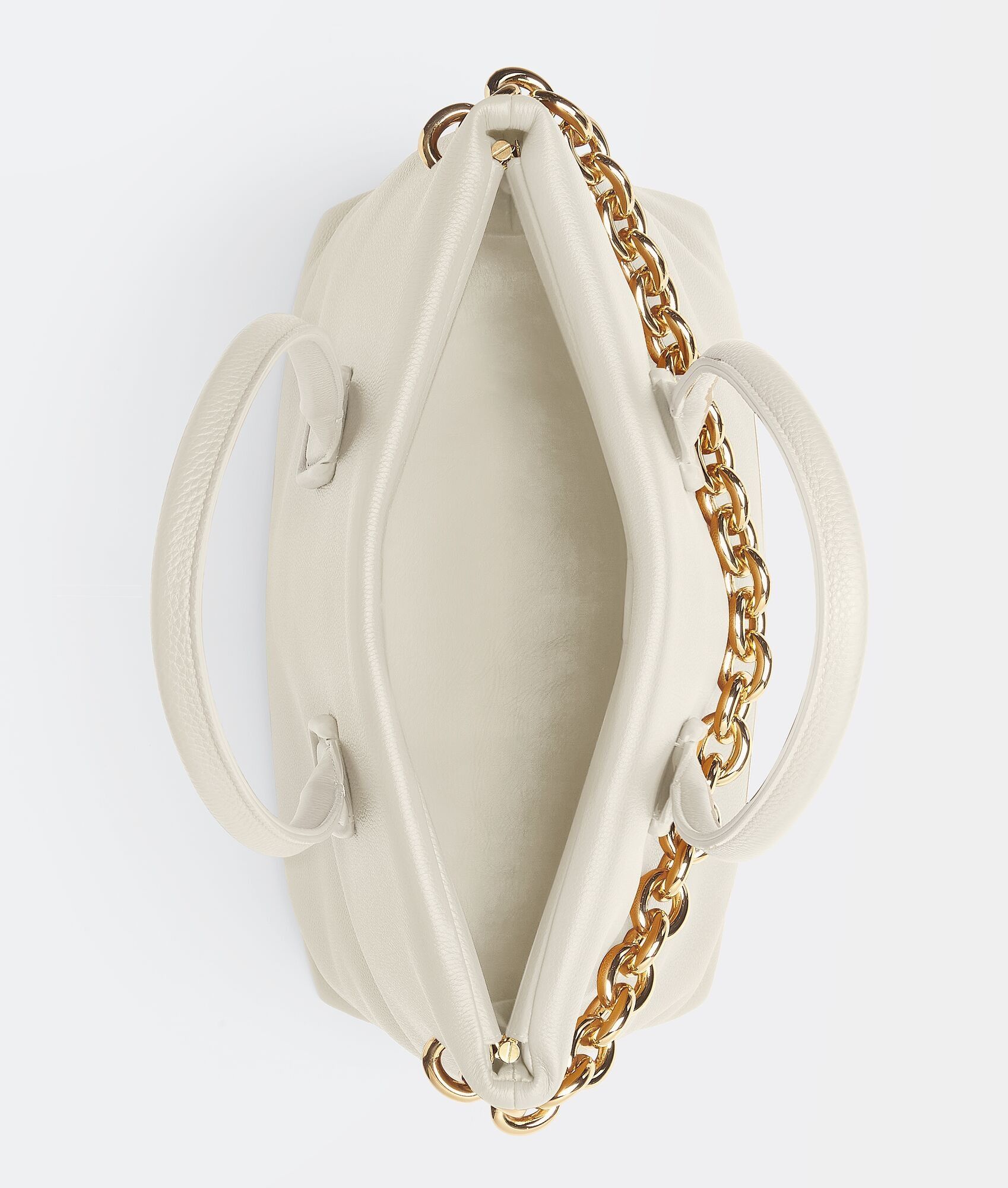 Bottega Veneta o1n1vont0525 Size: OS / Chain Tote Bag in White Size ONE SIZE - 3 Thumbnail