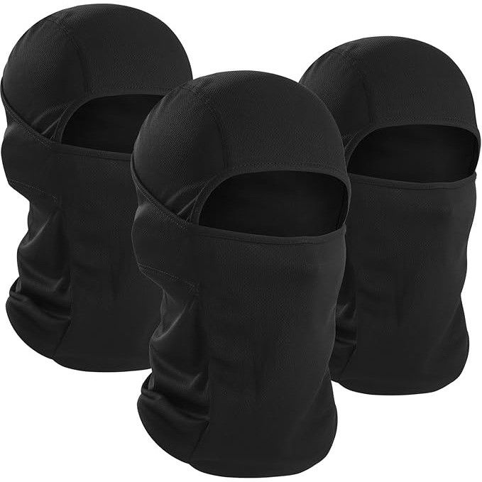 Other 3 Pieces Balaclava Gray Face Mask of Men - Ski Mask, Breath Size ONE SIZE - 1 Thumbnail