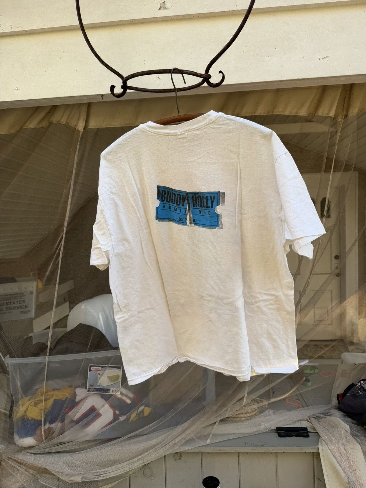 Vintage 1991 Buddy Holly Tour T Shirt Size XL Size US XL / EU 56 / 4 - 4 Thumbnail