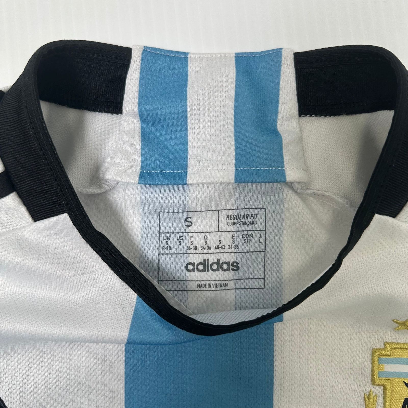 Adidas 2022 Adidas Argentina International Home Kit S Size US S / EU 44-46 / 1 - 5 Thumbnail