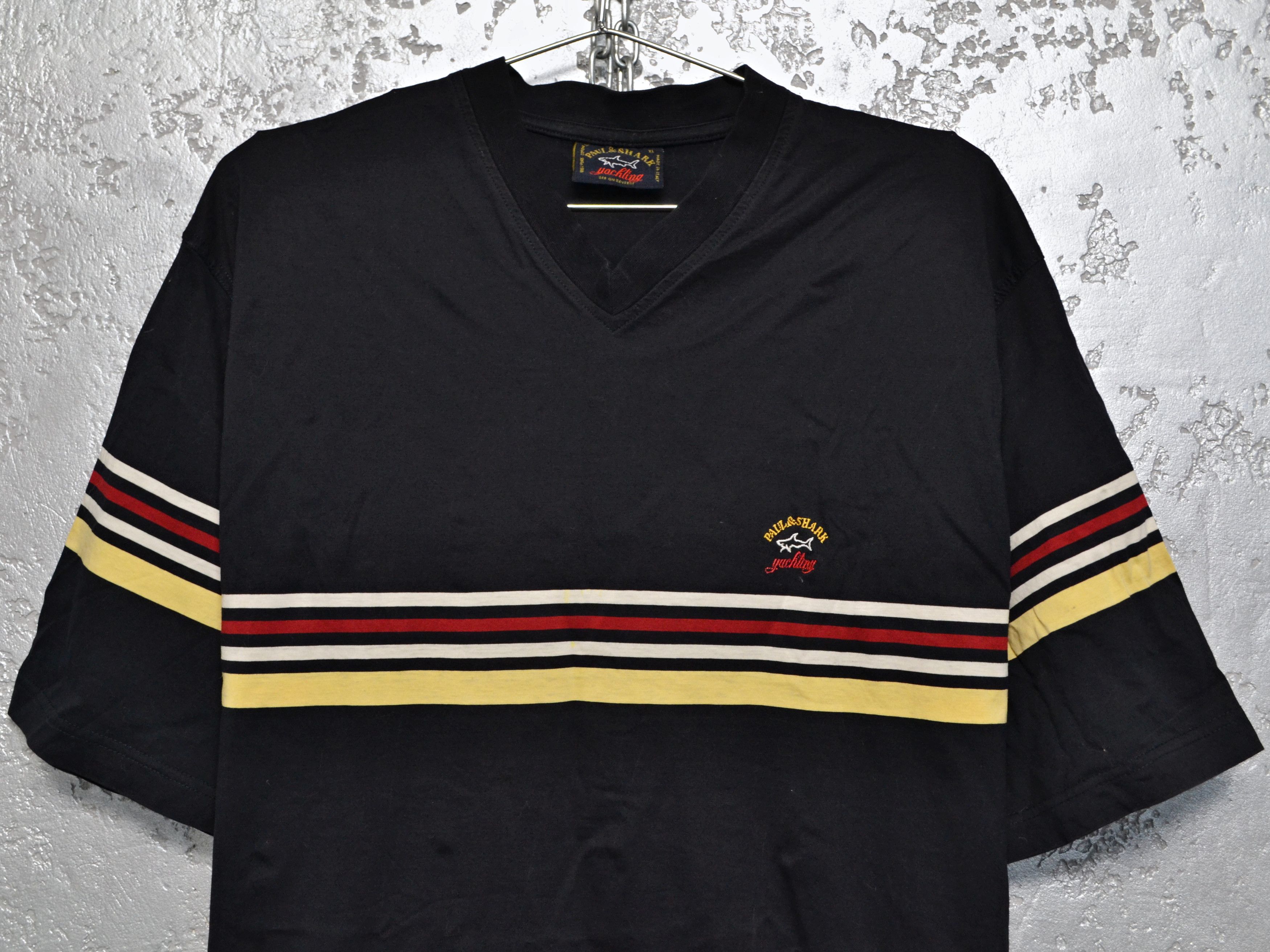 Paul & Shark Paul & Shark Yachting Vintage Men’s T-Shirt Black Rare Size US XL / EU 56 / 4 - 4 Thumbnail