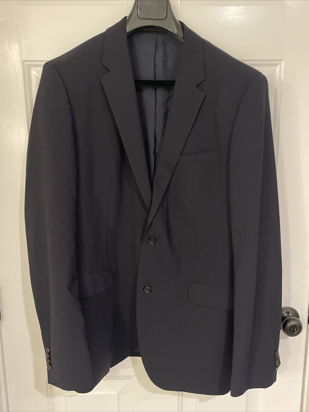 Hugo Boss Hugo Boss Jam Sharp 2 Button Blue Suit Jacket Blazer Size 44L - 1 Thumbnail