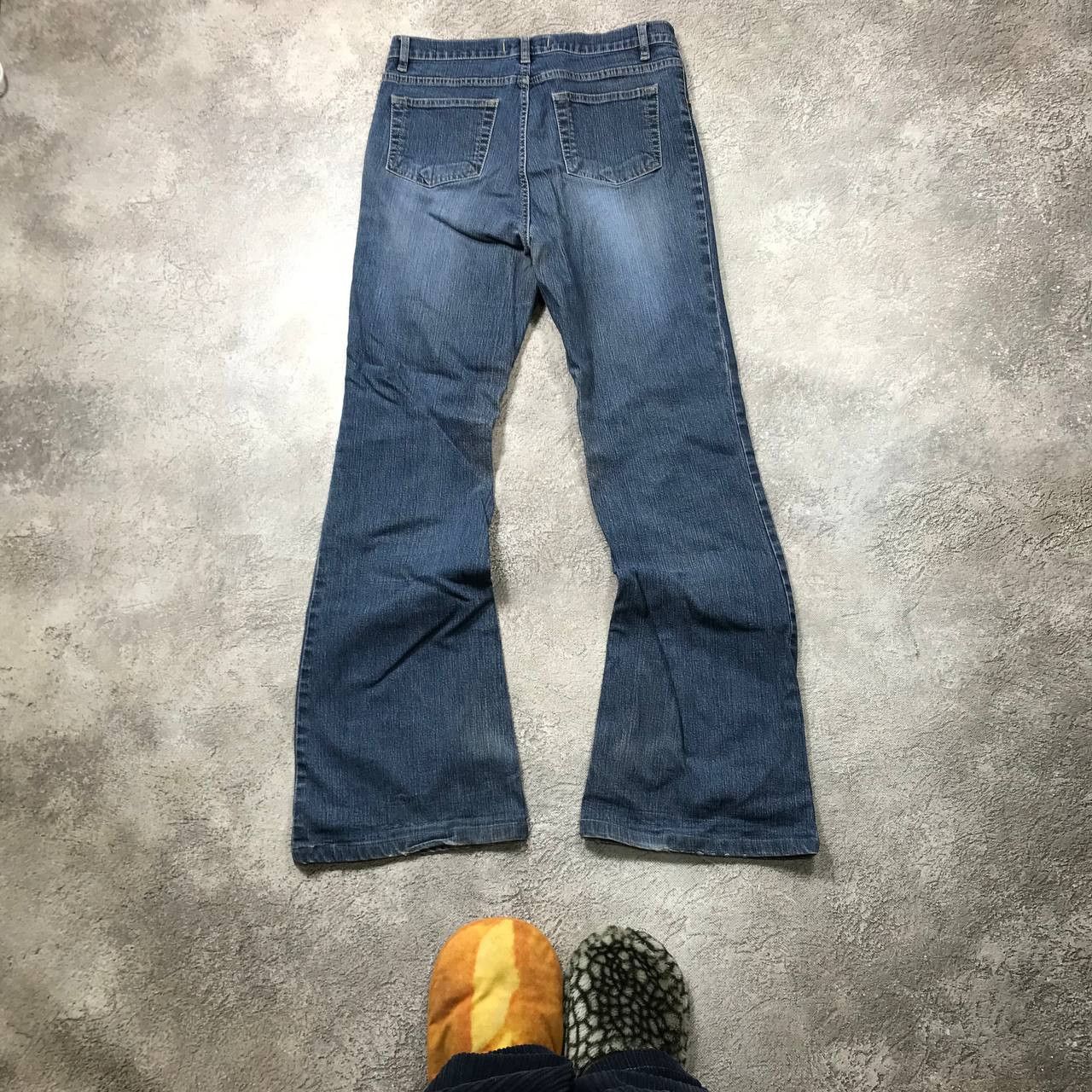 Vintage Vintage Y2K Baggy Flared Distressed Jeans Skate Grunge 30 Size 30" / US 8 / IT 44 - 3 Thumbnail