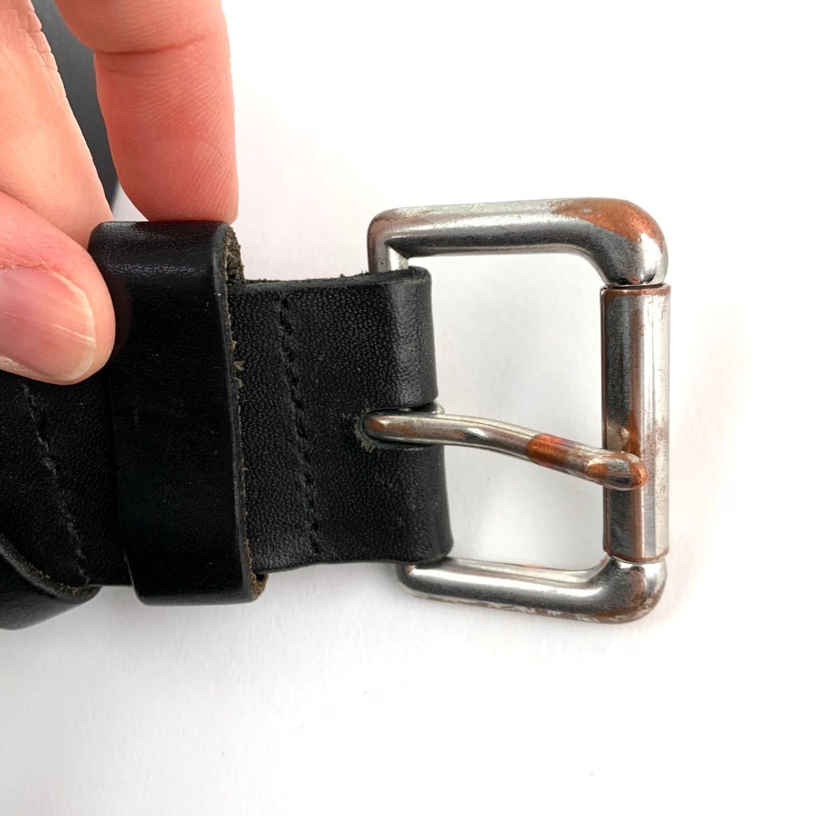 Polo Ralph Lauren Polo Ralph Lauren Belt Leather Black 1.5 in Solid Classic Style Mens Size 58 Size US XXL / EU 58 / 5 - 3 Thumbnail