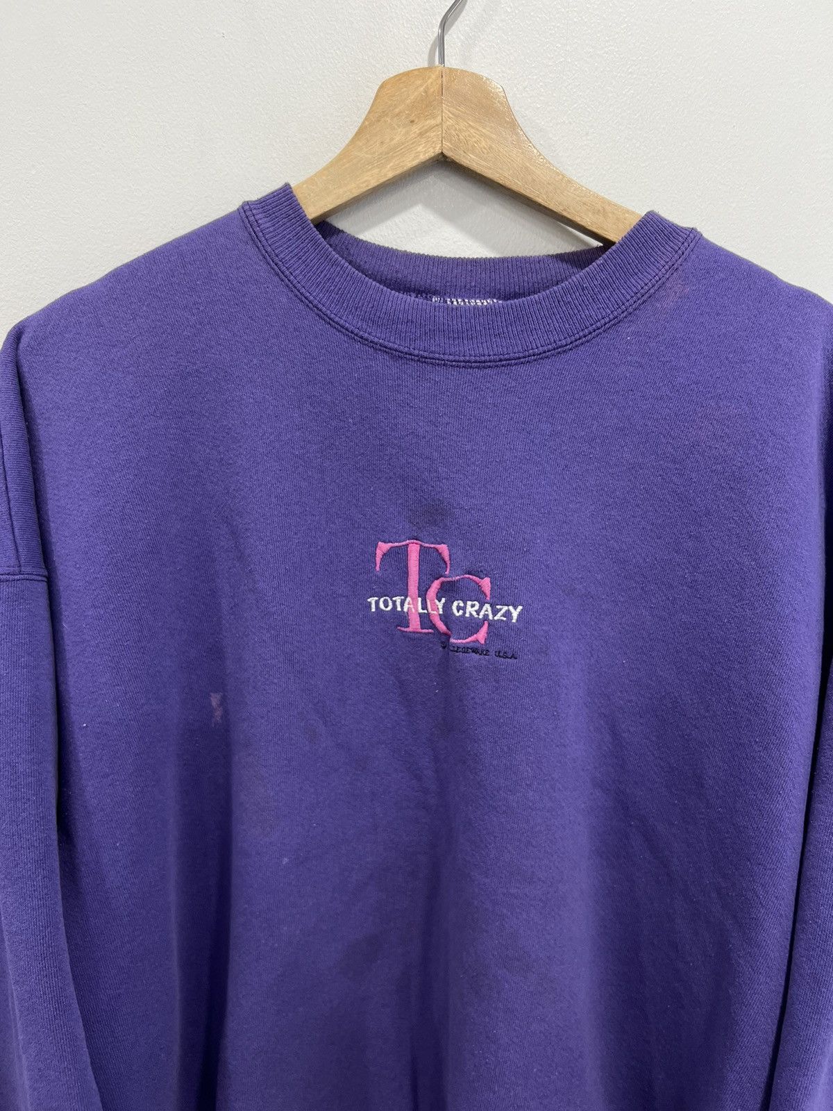 Vintage Vintage Totally Crazy Sweater sweatshirt Size US XL / EU 56 / 4 - 2 Thumbnail