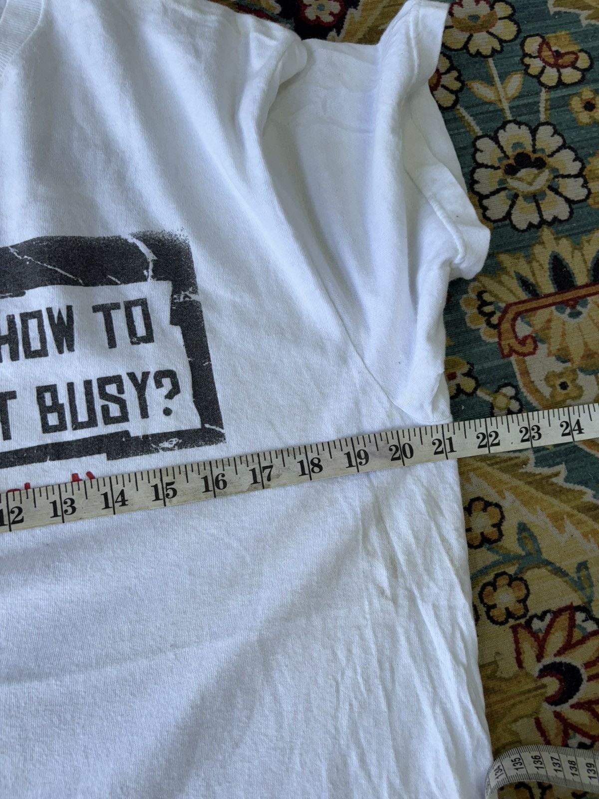 Vintage Wanna Know How To Keep An Idiot Busy Funny 00s Vintage Tee Size US L / EU 52-54 / 3 - 6 Thumbnail