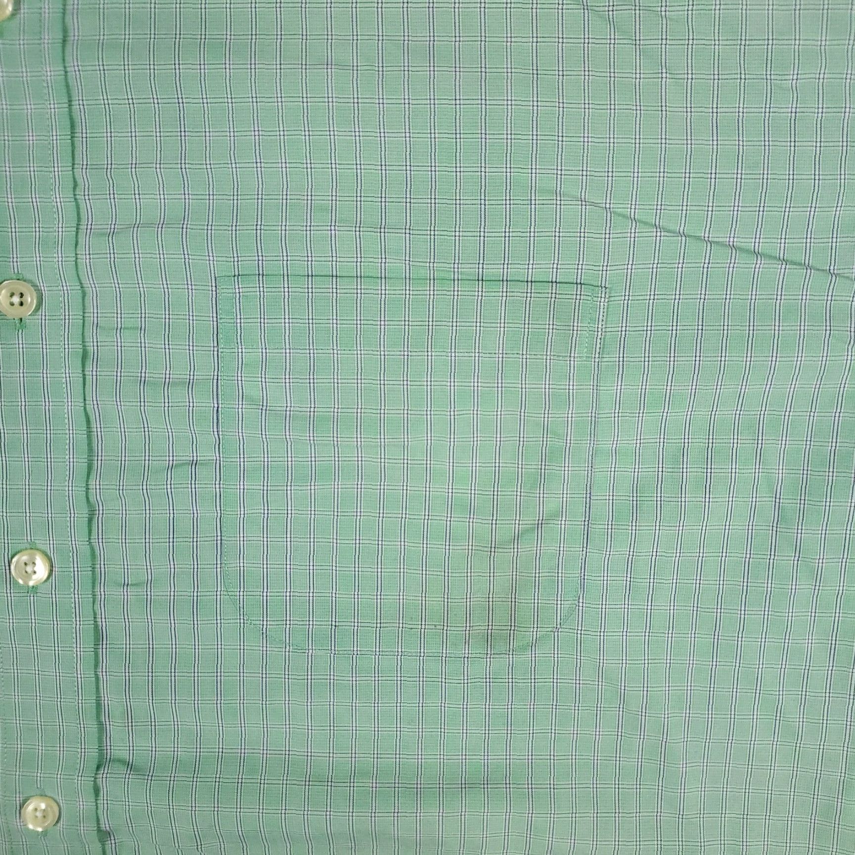 Brooks Brothers VINTAGE Brooks Brothers Green Plaid Men's Short Sleeve Button-Up Shirt XL Casual Modern Men Size US XL / EU 56 / 4 - 4 Thumbnail