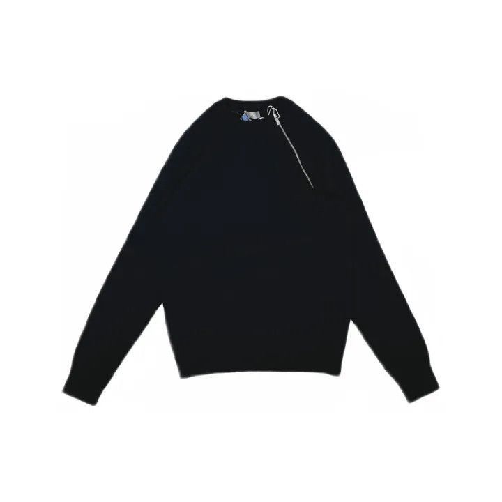 Dior Dior Dior Asymmetric Zip Wool Knit Sweater 0079-2507 Size US XS / EU 42 / 0 - 2 Thumbnail