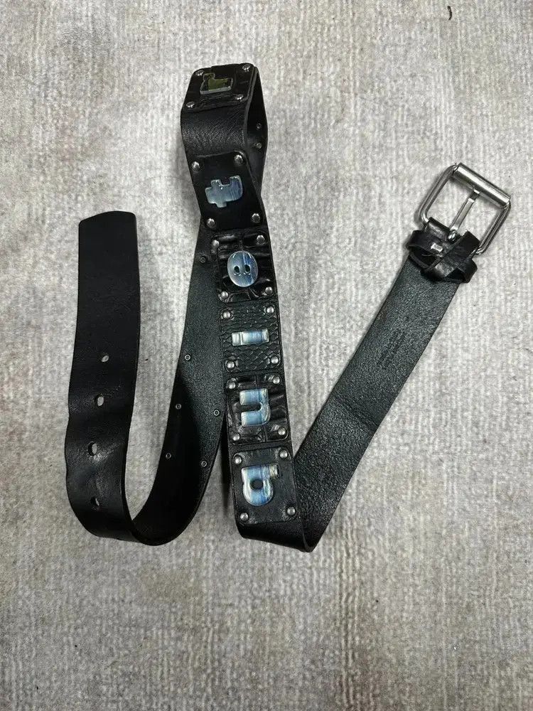 Martine Rose Martine Rose 21AW Quiet Riot Applique Belt-2505 Size ONE SIZE - 1 Thumbnail